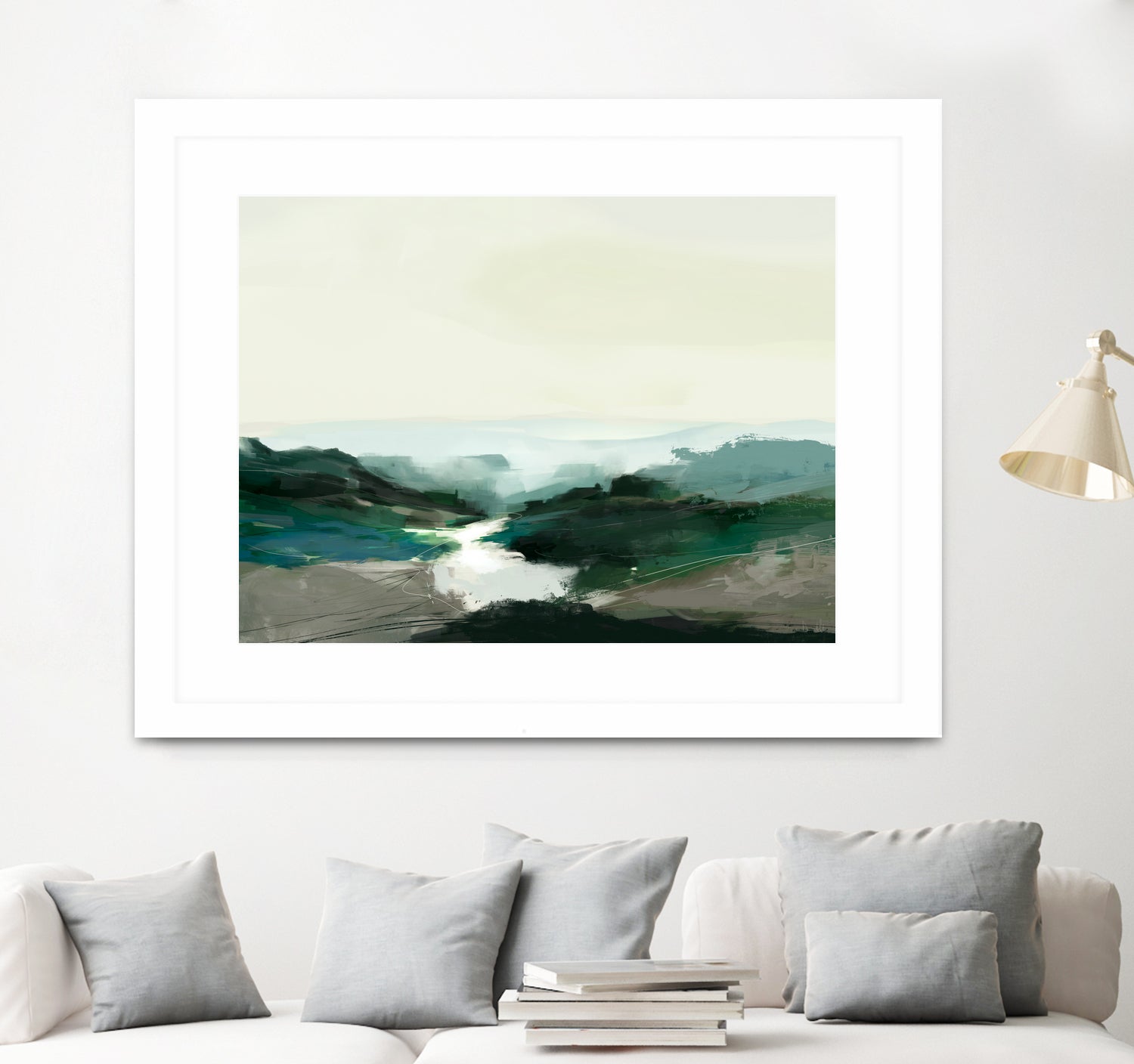 Highland View by Dan Hobday on GIANT ART - nature and landscapes landscape