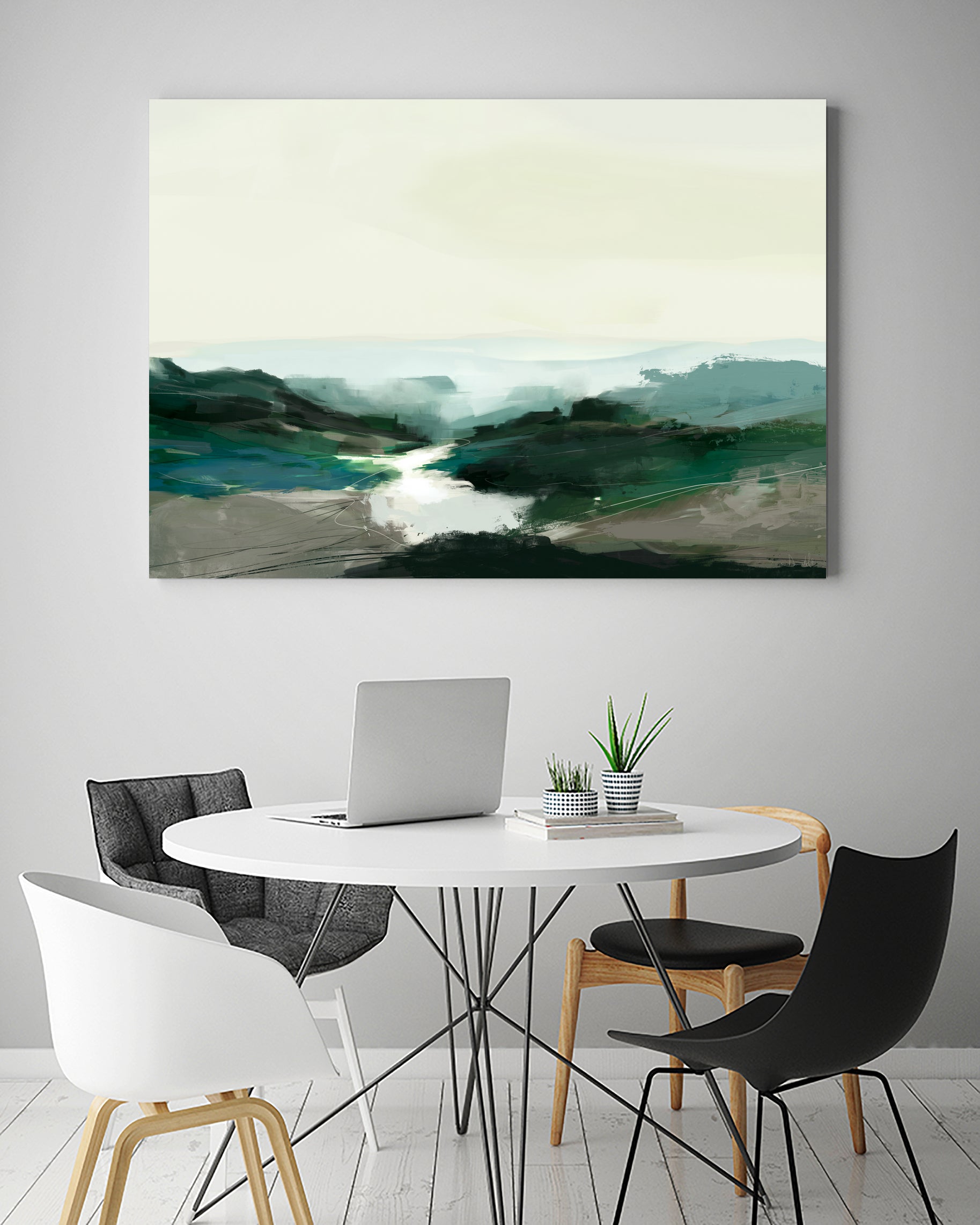 Highland View by Dan Hobday on GIANT ART - nature and landscapes landscape