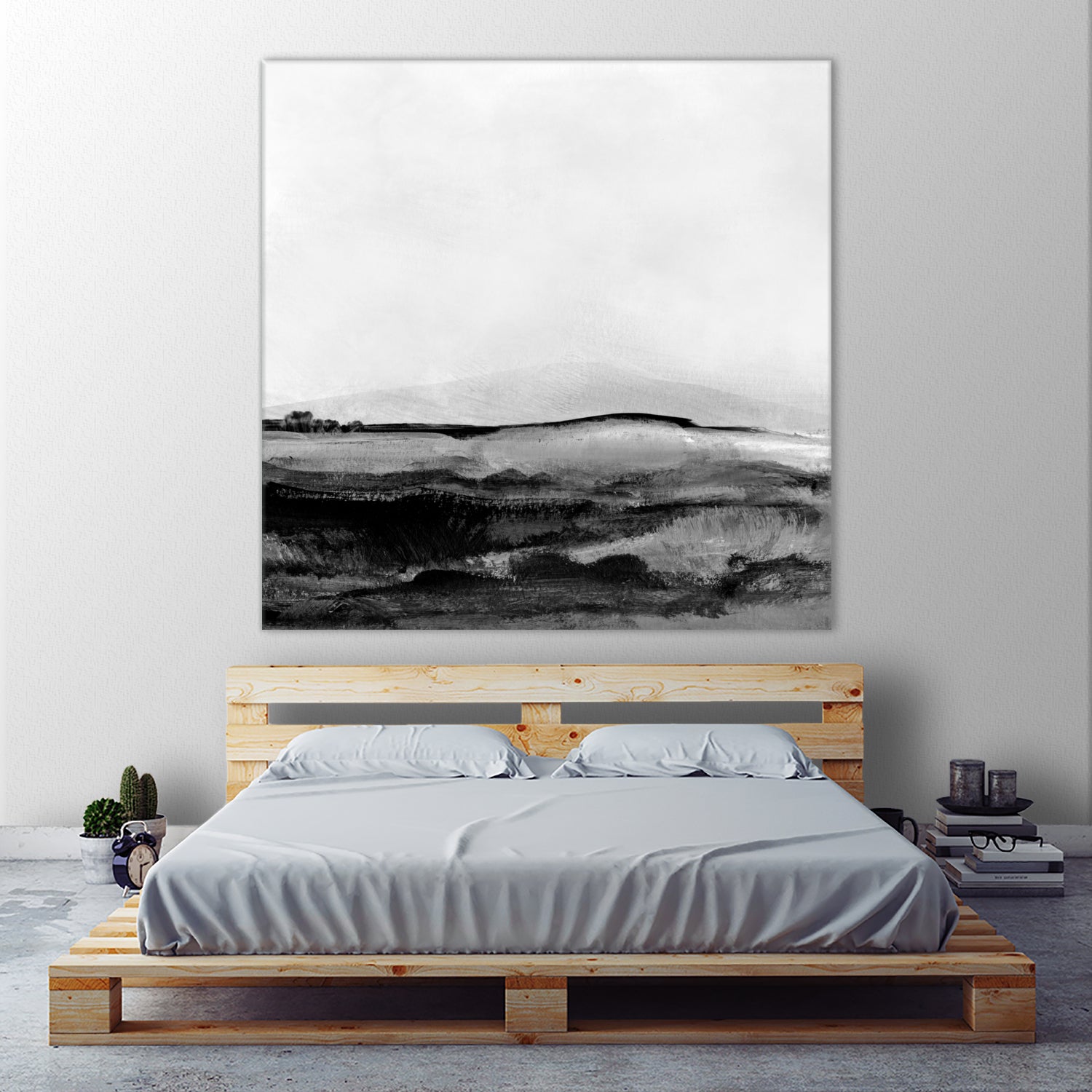 Mono Landscape No1 by Dan Hobday on GIANT ART - landscape abstract landscape
