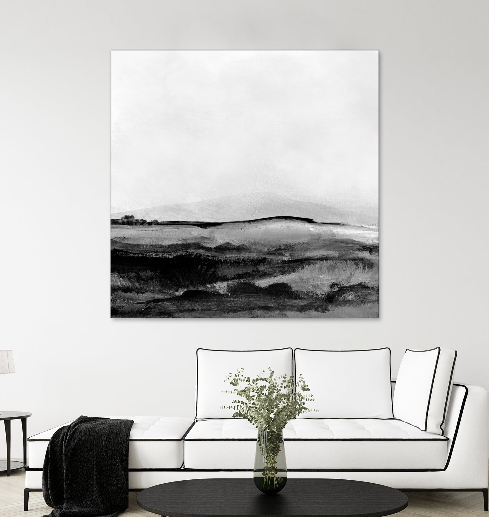 Mono Landscape No1 by Dan Hobday on GIANT ART - landscape abstract landscape