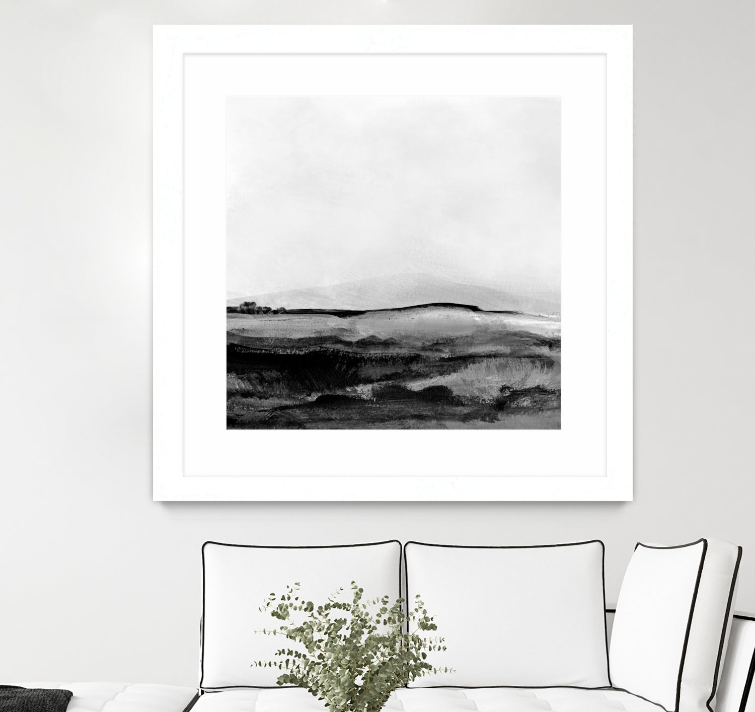 Mono Landscape No1 by Dan Hobday on GIANT ART - landscape abstract landscape