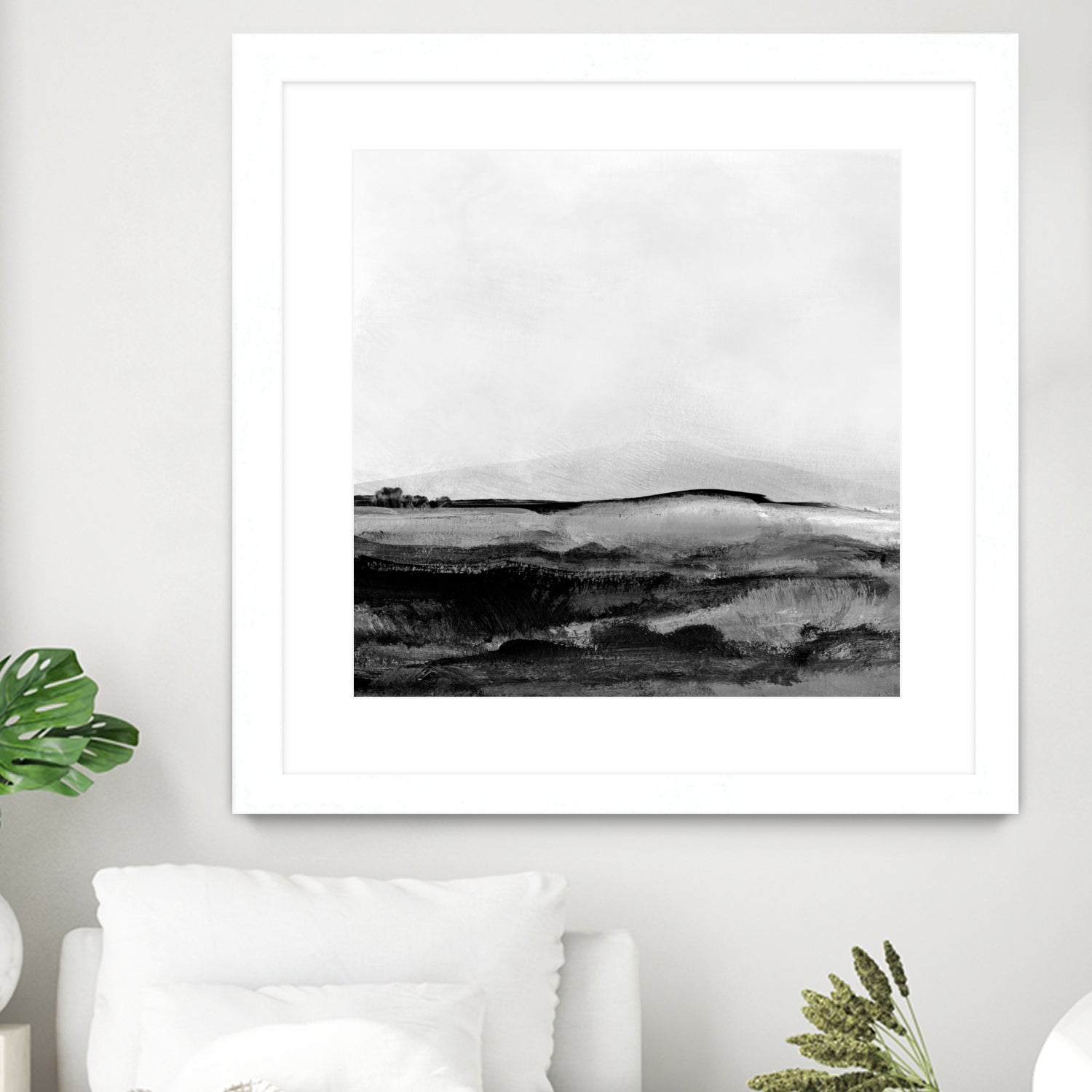 Mono Landscape No1 by Dan Hobday on GIANT ART - landscape abstract landscape
