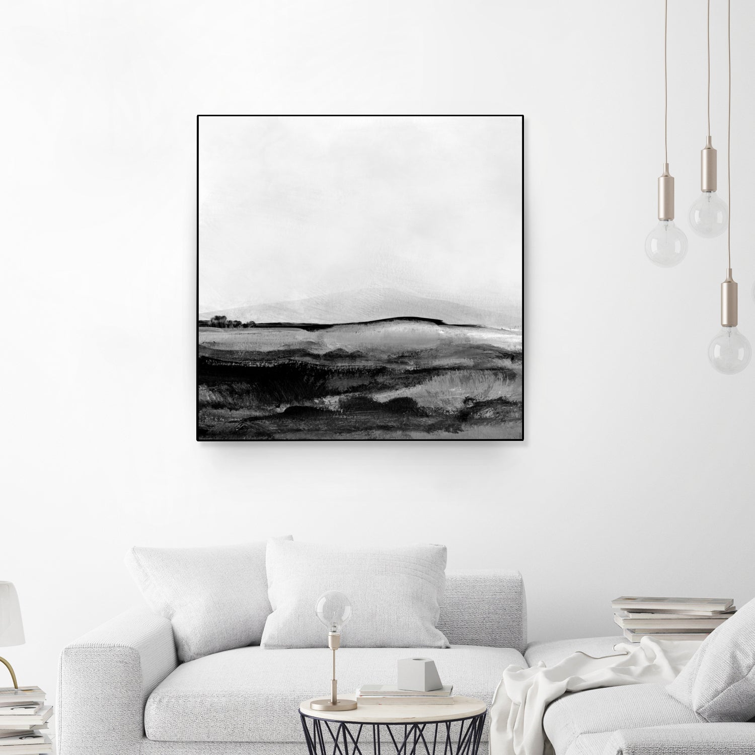 Mono Landscape No1 by Dan Hobday on GIANT ART - landscape abstract landscape