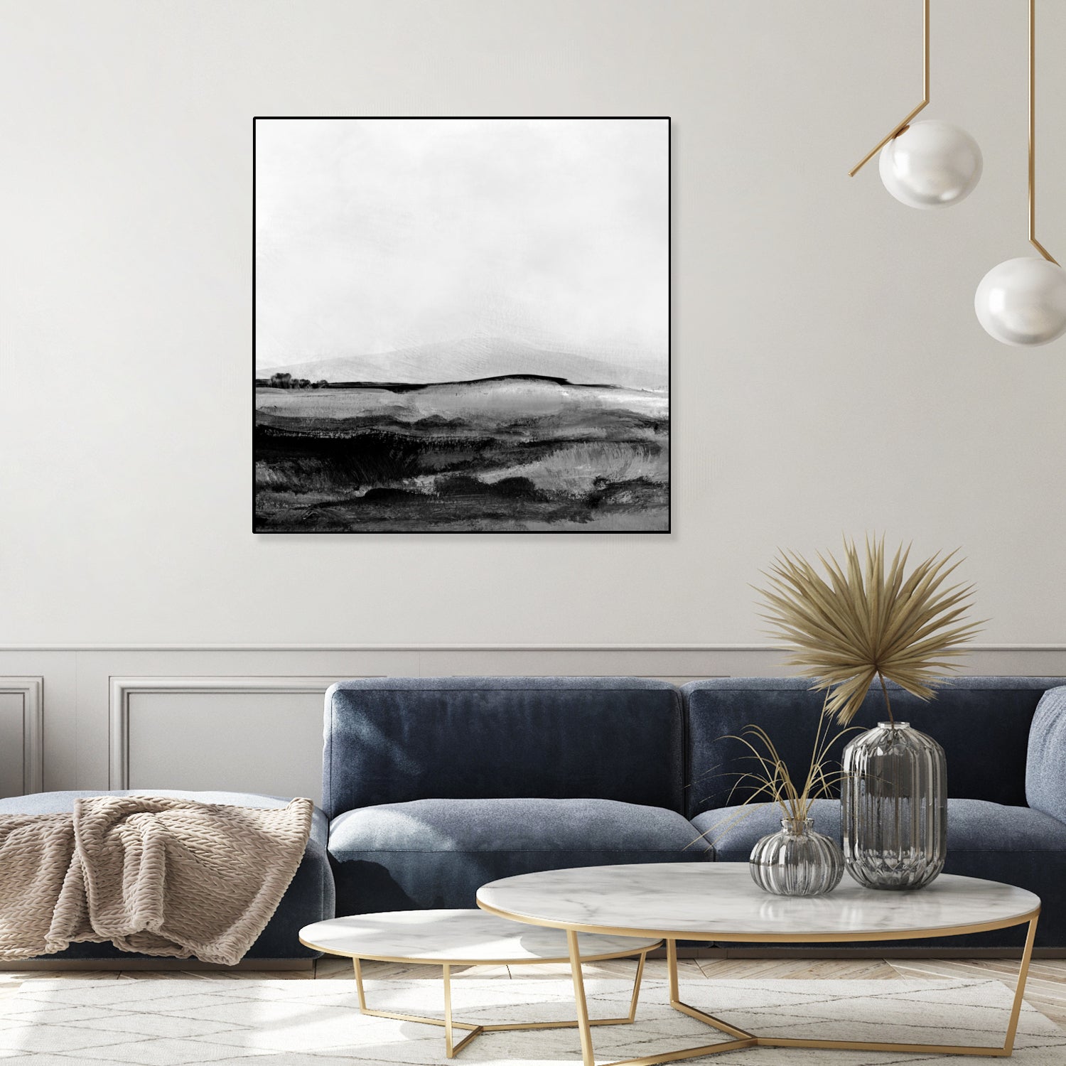 Mono Landscape No1 by Dan Hobday on GIANT ART - landscape abstract landscape
