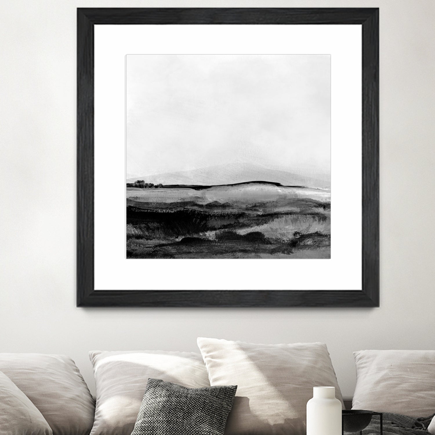 Mono Landscape No1 by Dan Hobday on GIANT ART - landscape abstract landscape