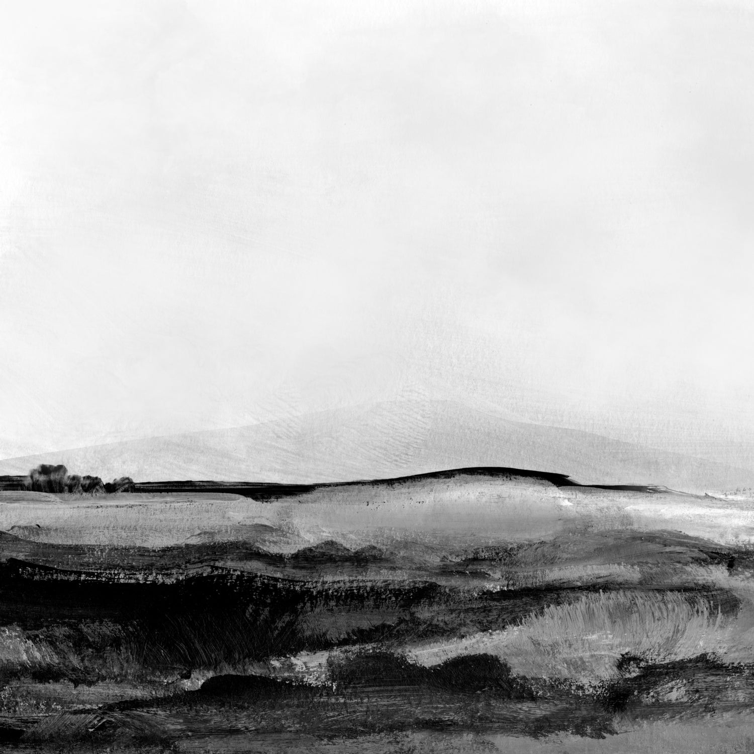 Mono Landscape No1 by Dan Hobday on GIANT ART - landscape abstract landscape