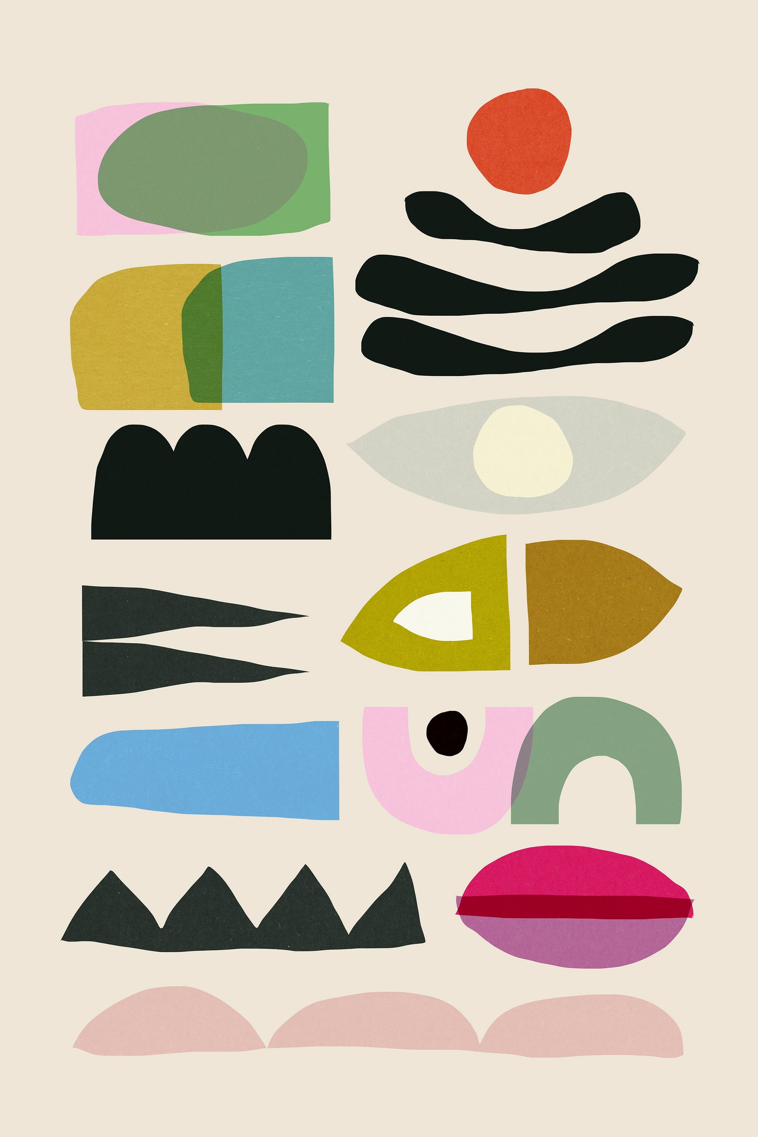 Nord No2 by Dan on GIANT ART - illustration organic shapes