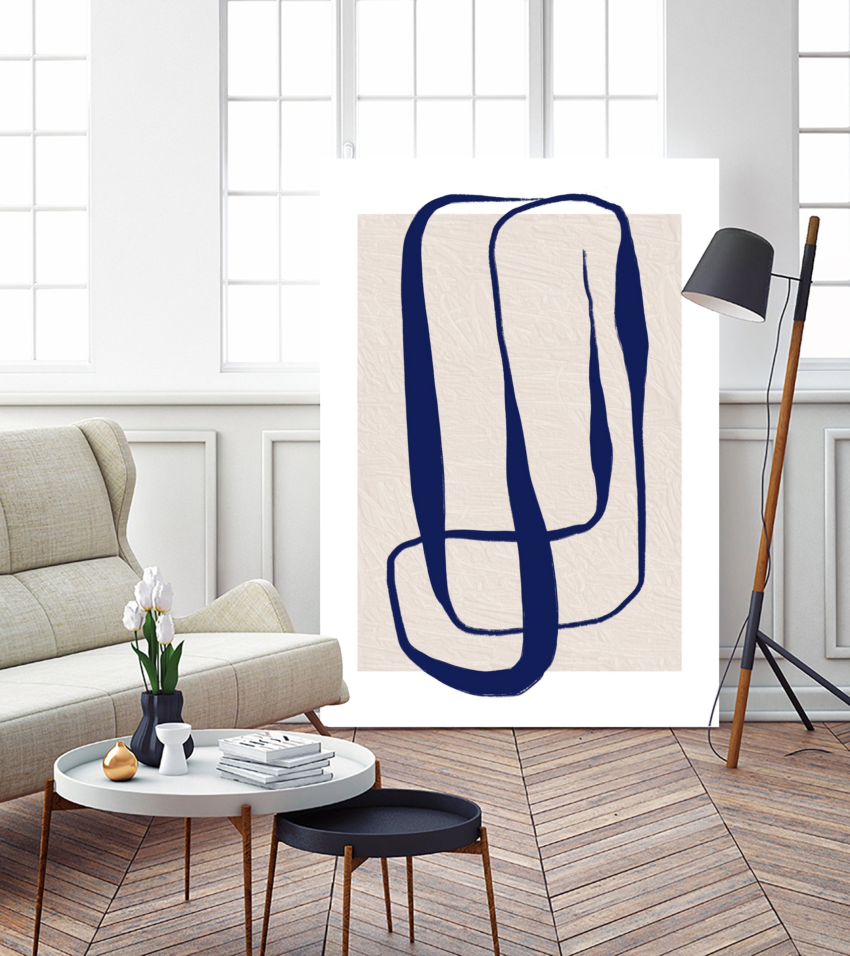 Feeling of Patience-3 by Sally on GIANT ART - abstract single line