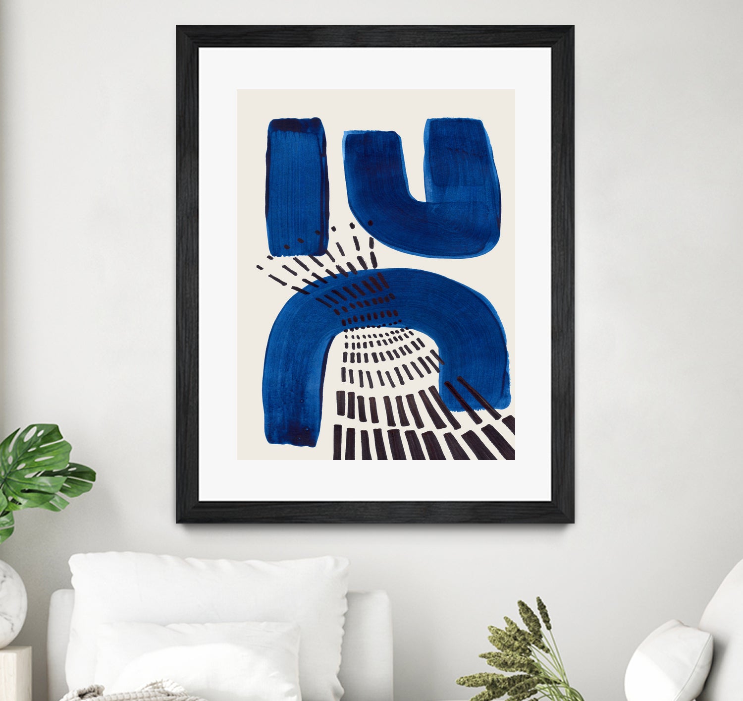 Blue Magnet by Ejaaz on GIANT ART - abstract blue