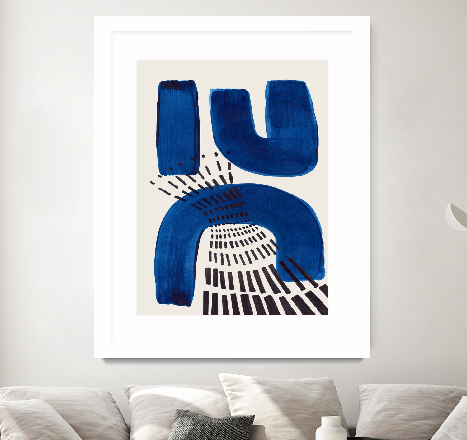 Blue Magnet by Ejaaz on GIANT ART - abstract blue