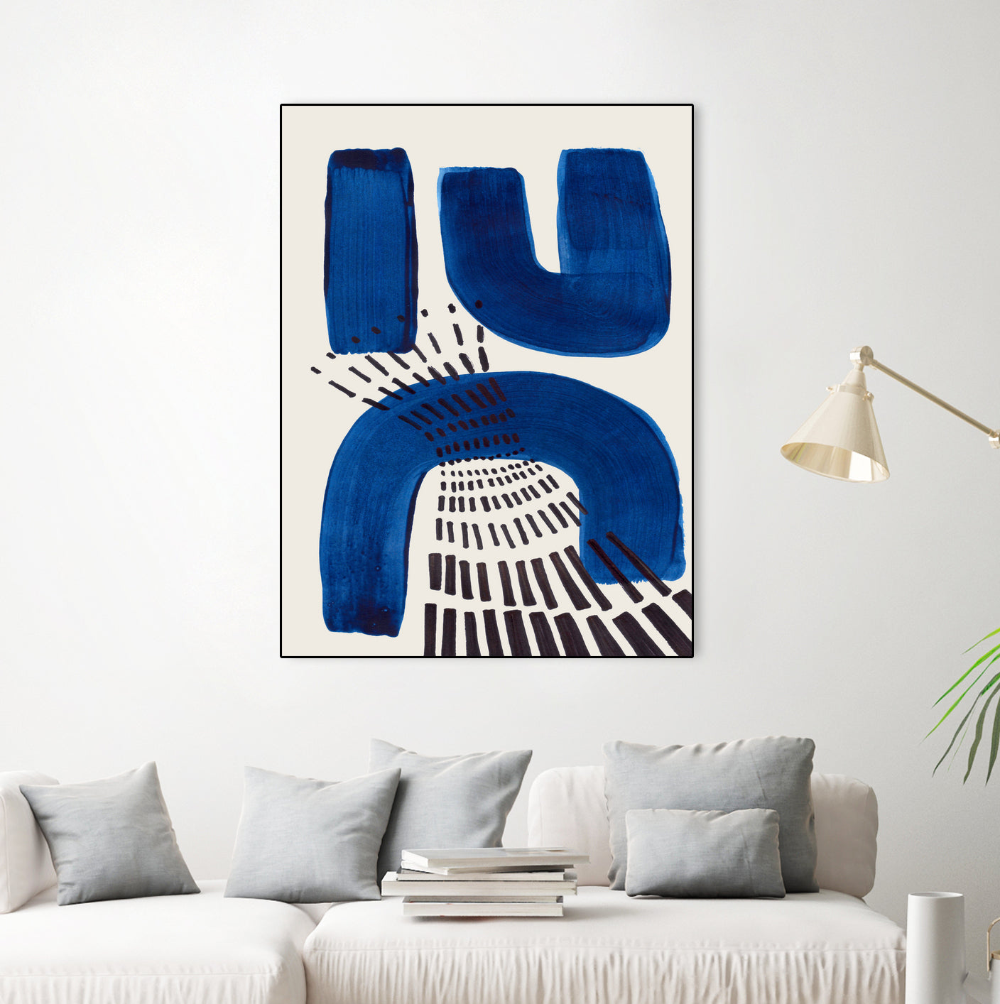 Blue Magnet by Ejaaz on GIANT ART - abstract blue