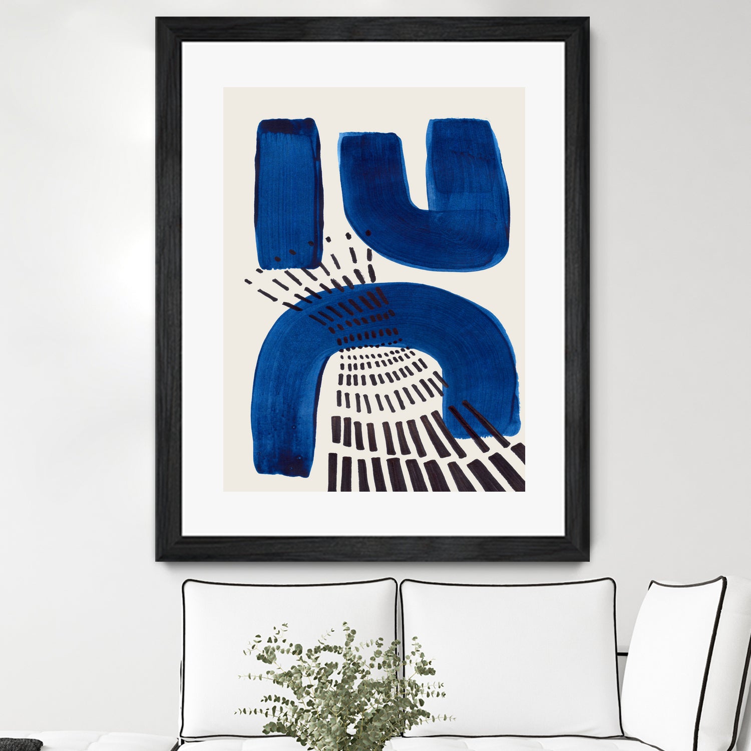 Blue Magnet by Ejaaz on GIANT ART - abstract blue