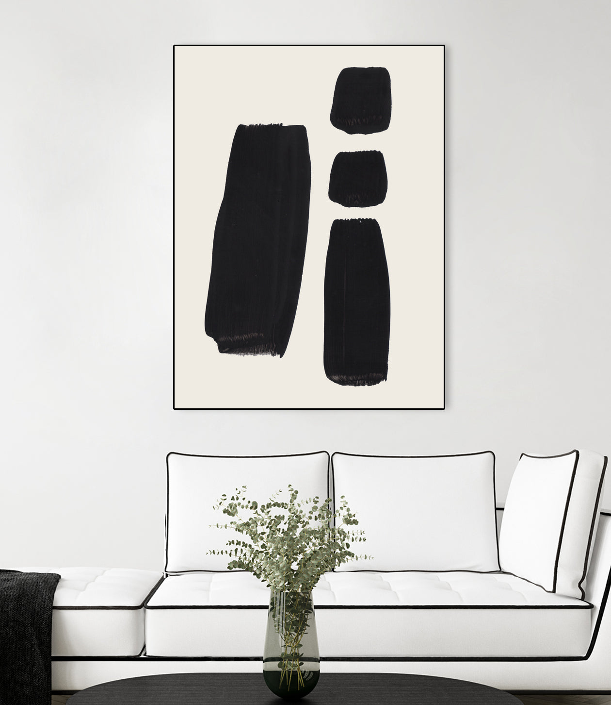 Thunder Three by Ejaaz Haniff on GIANT ART - black abstract black