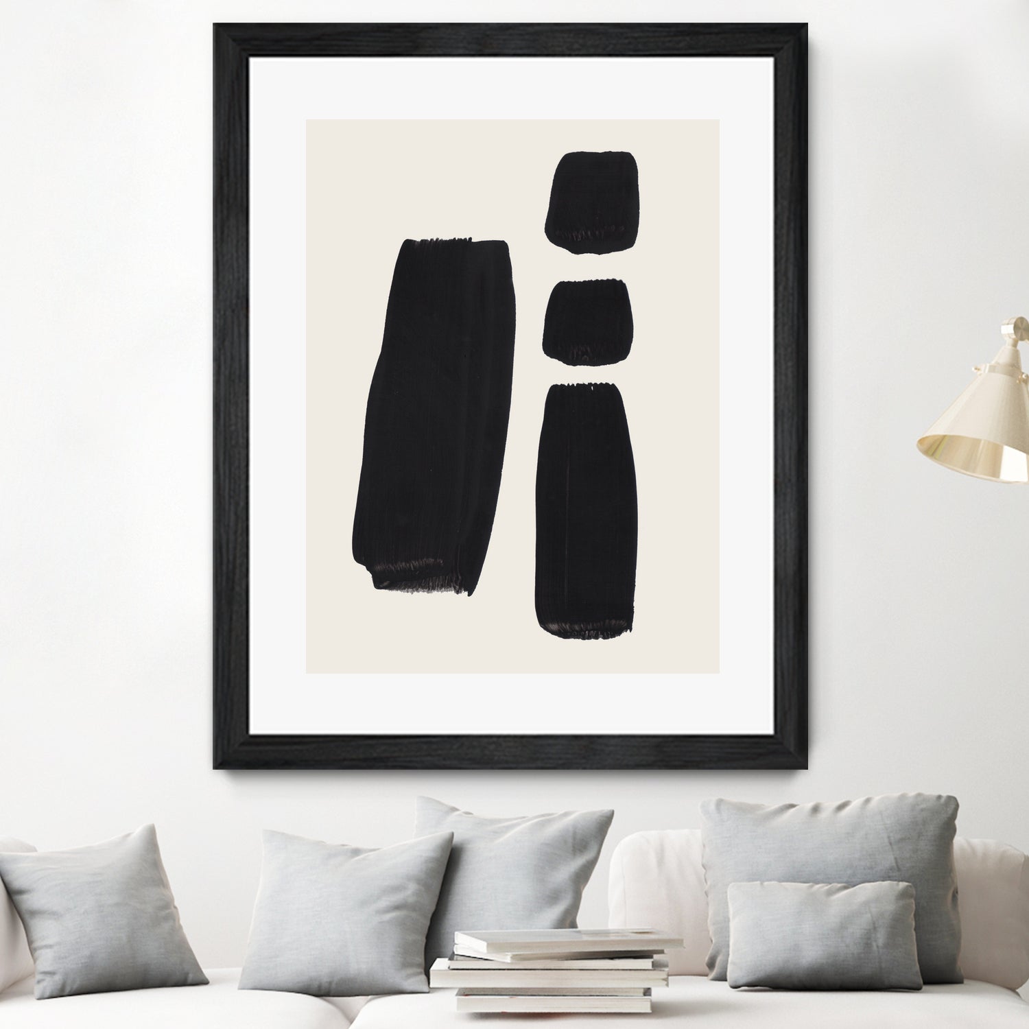 Thunder Three by Ejaaz Haniff on GIANT ART - black abstract black