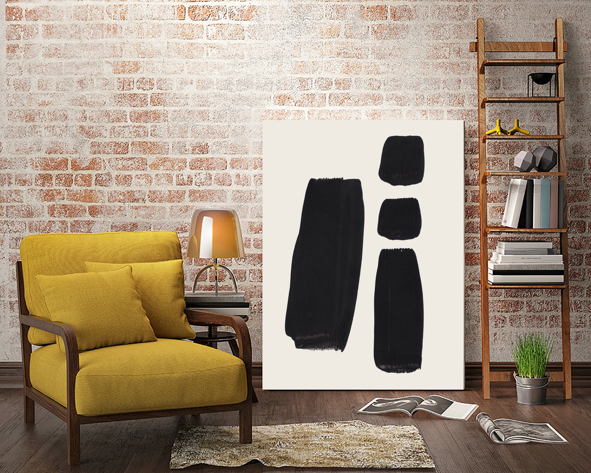 Thunder Three by Ejaaz Haniff on GIANT ART - black abstract black