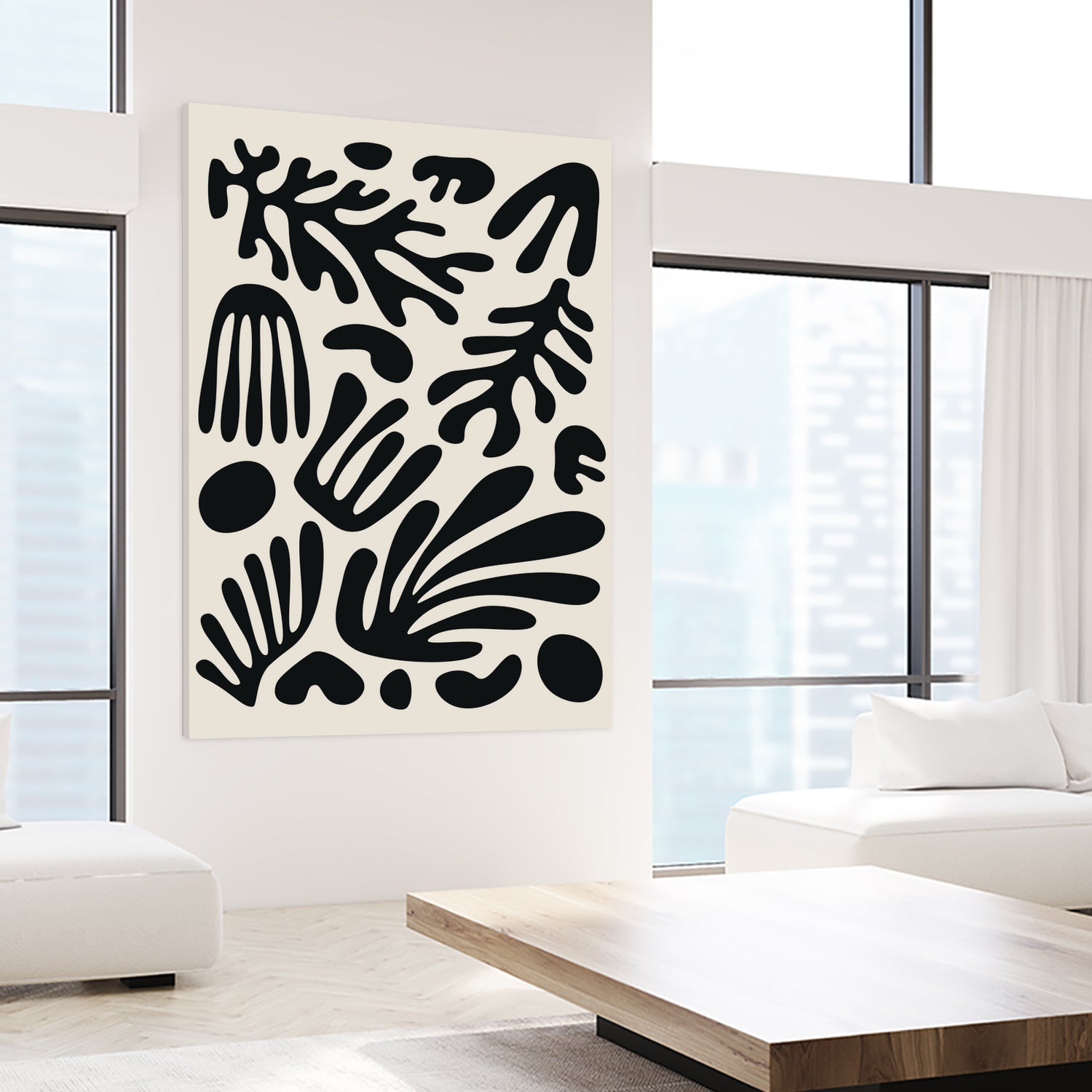 Henri Matisse Black Algae Collection #3 by jay on GIANT ART - illustration bw