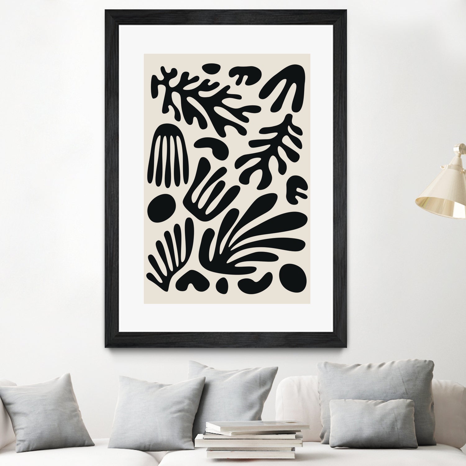 Henri Matisse Black Algae Collection #3 by jay on GIANT ART - illustration bw