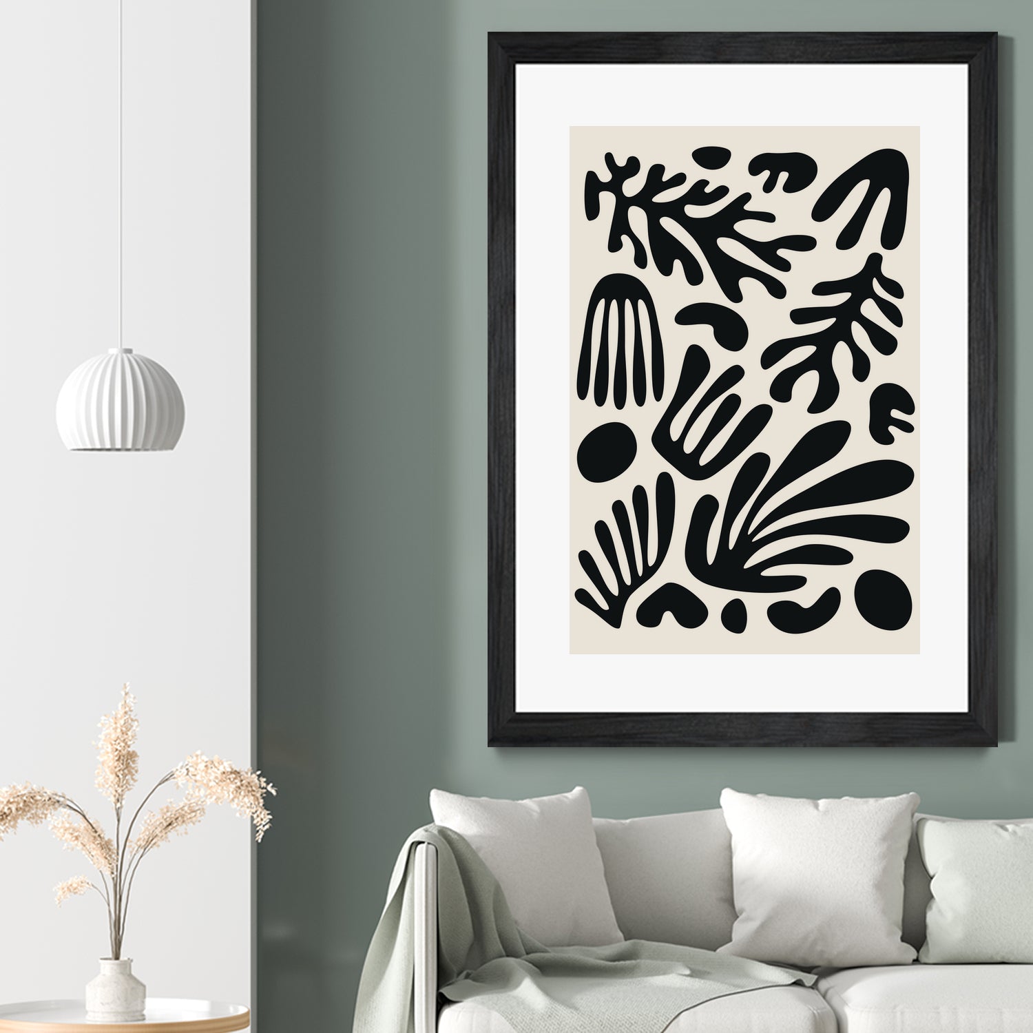 Henri Matisse Black Algae Collection #3 by jay on GIANT ART - illustration bw