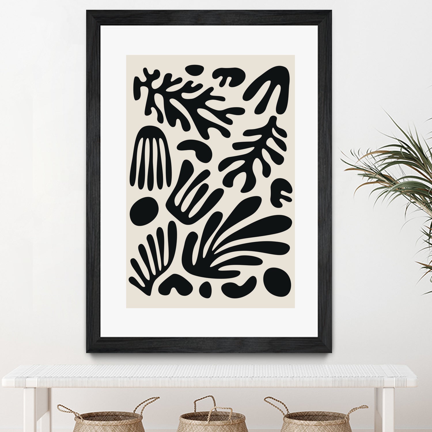 Henri Matisse Black Algae Collection #3 by jay on GIANT ART - illustration bw