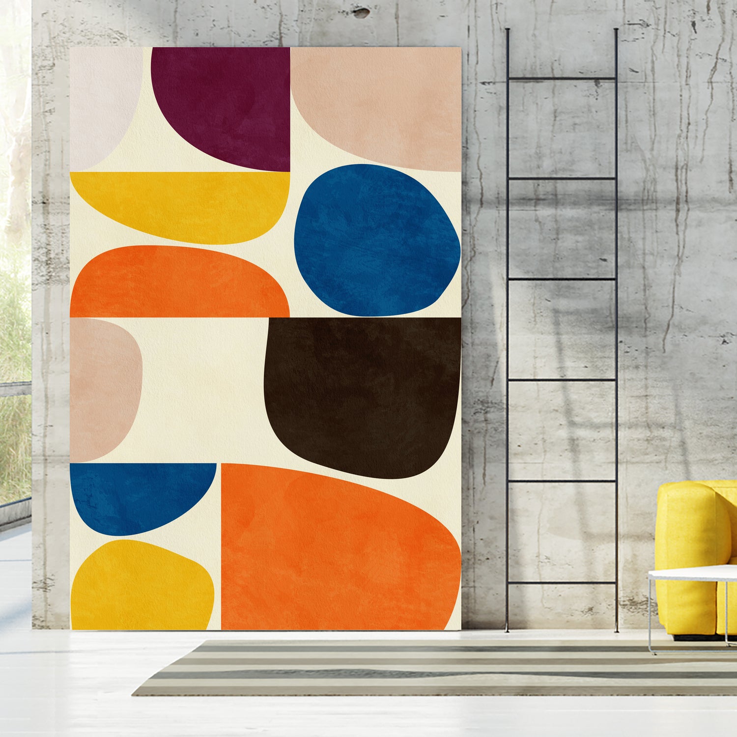 Vivid Bauhaus by Ana Rut Bre on GIANT ART - abstract