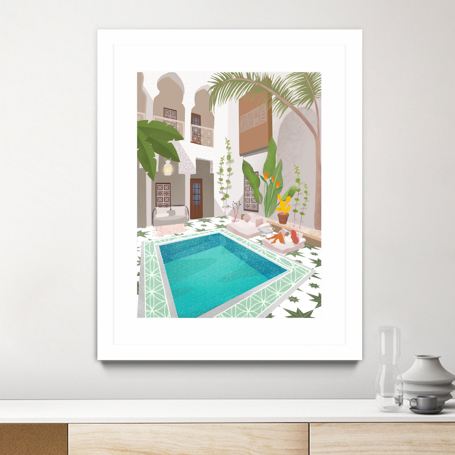 Riad by Petra on GIANT ART - illustration traveler