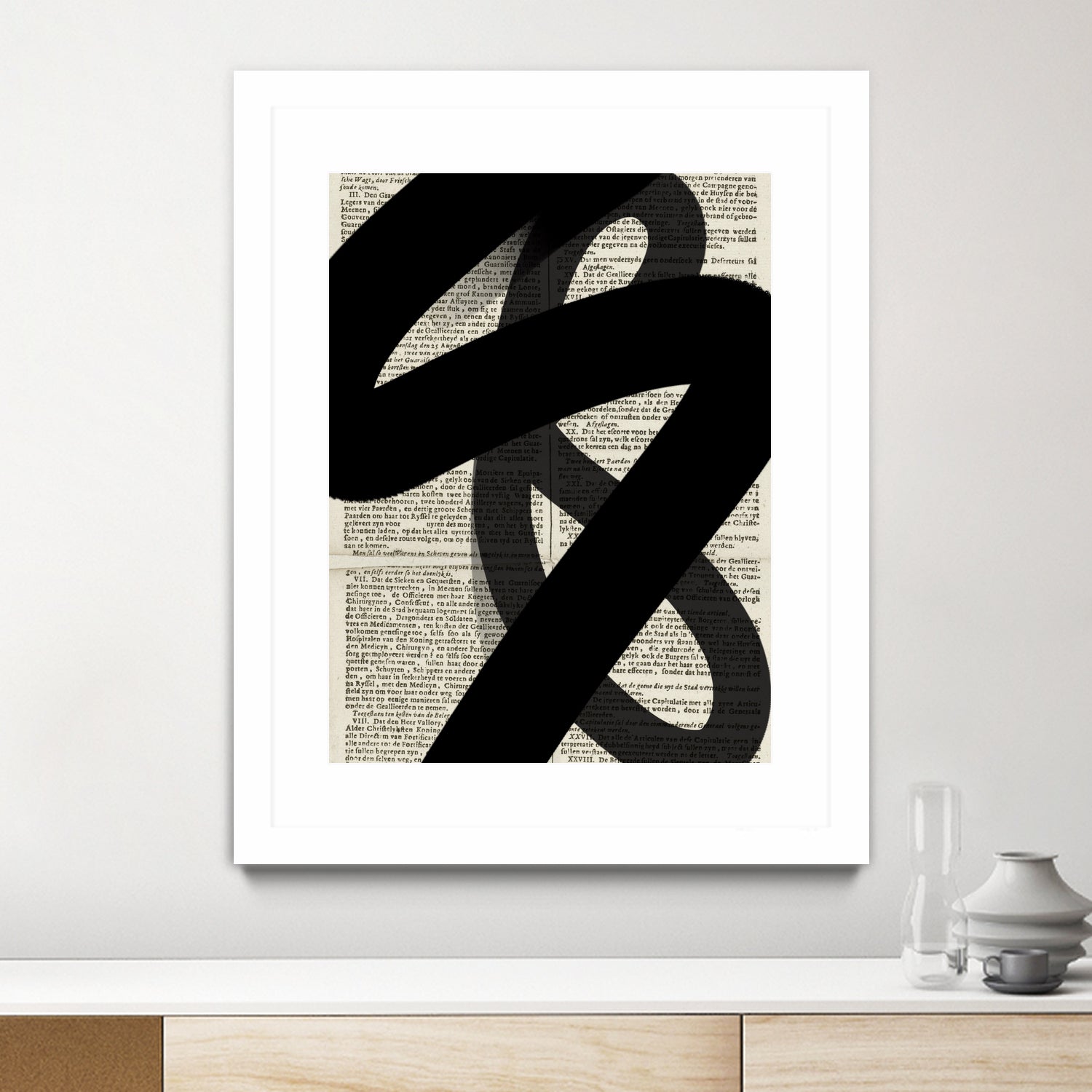 Abstract Paper IV by Yopie on GIANT ART - abstract black