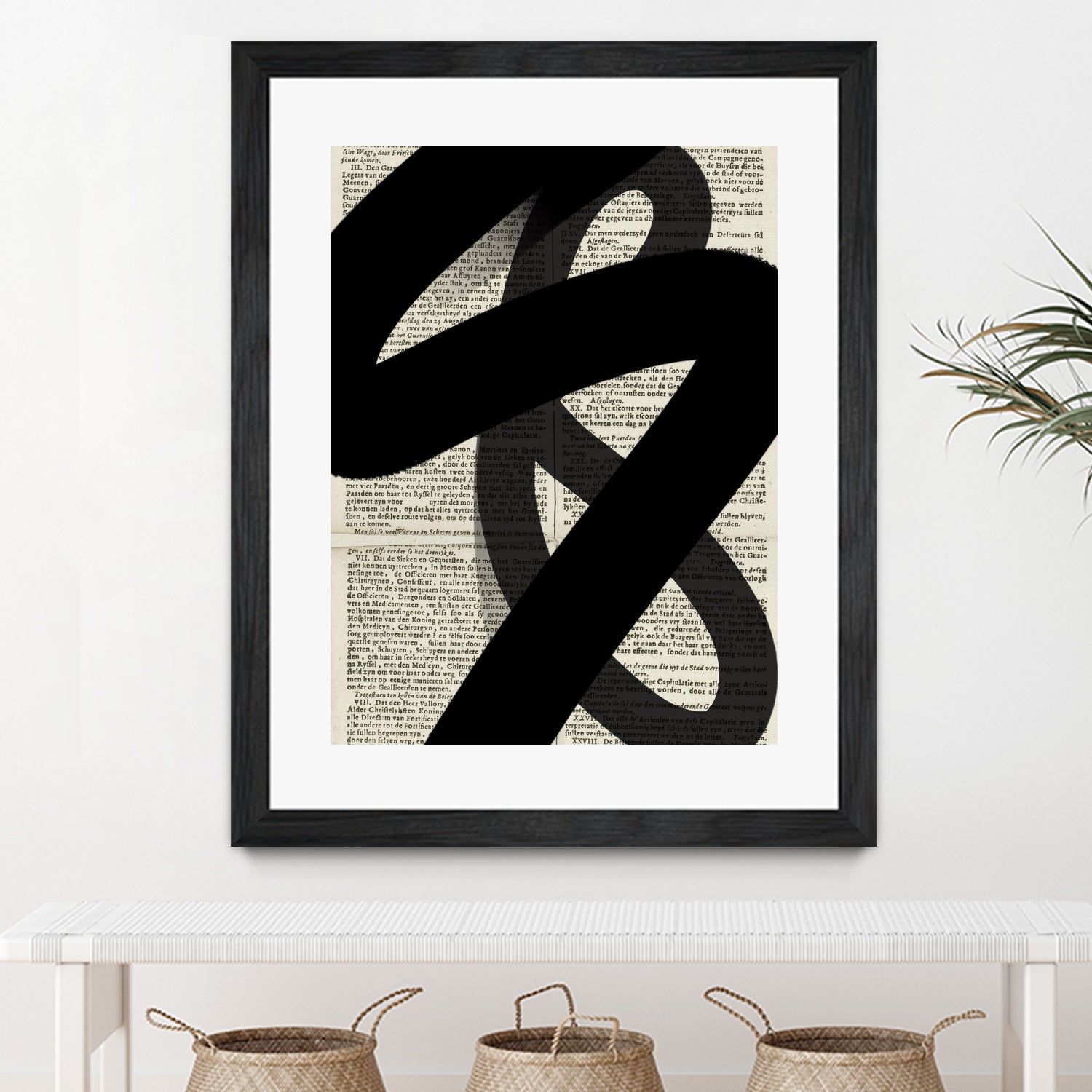 Abstract Paper IV by Yopie on GIANT ART - abstract black