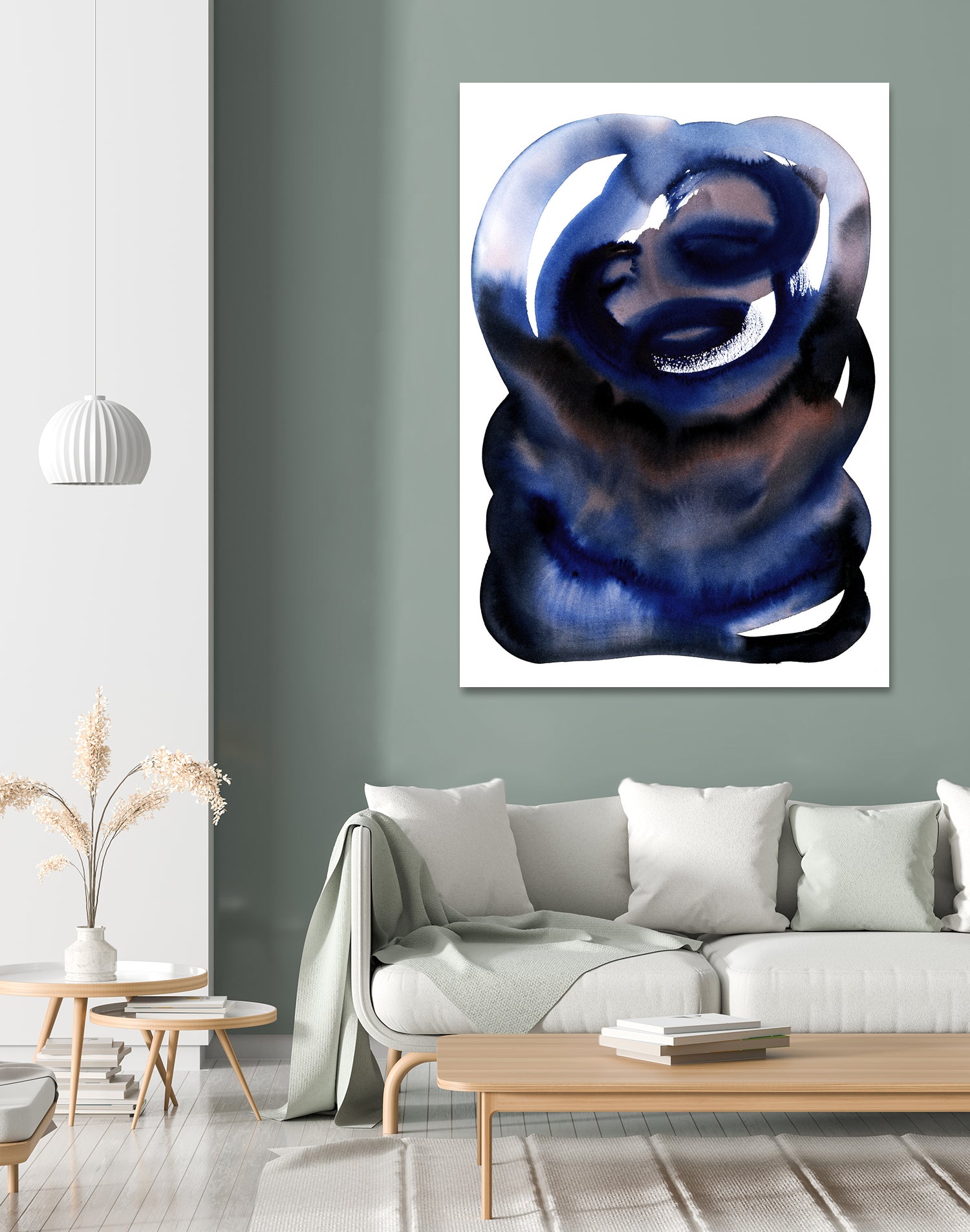 Brln Blue by Djaheda on GIANT ART - abstract abstract