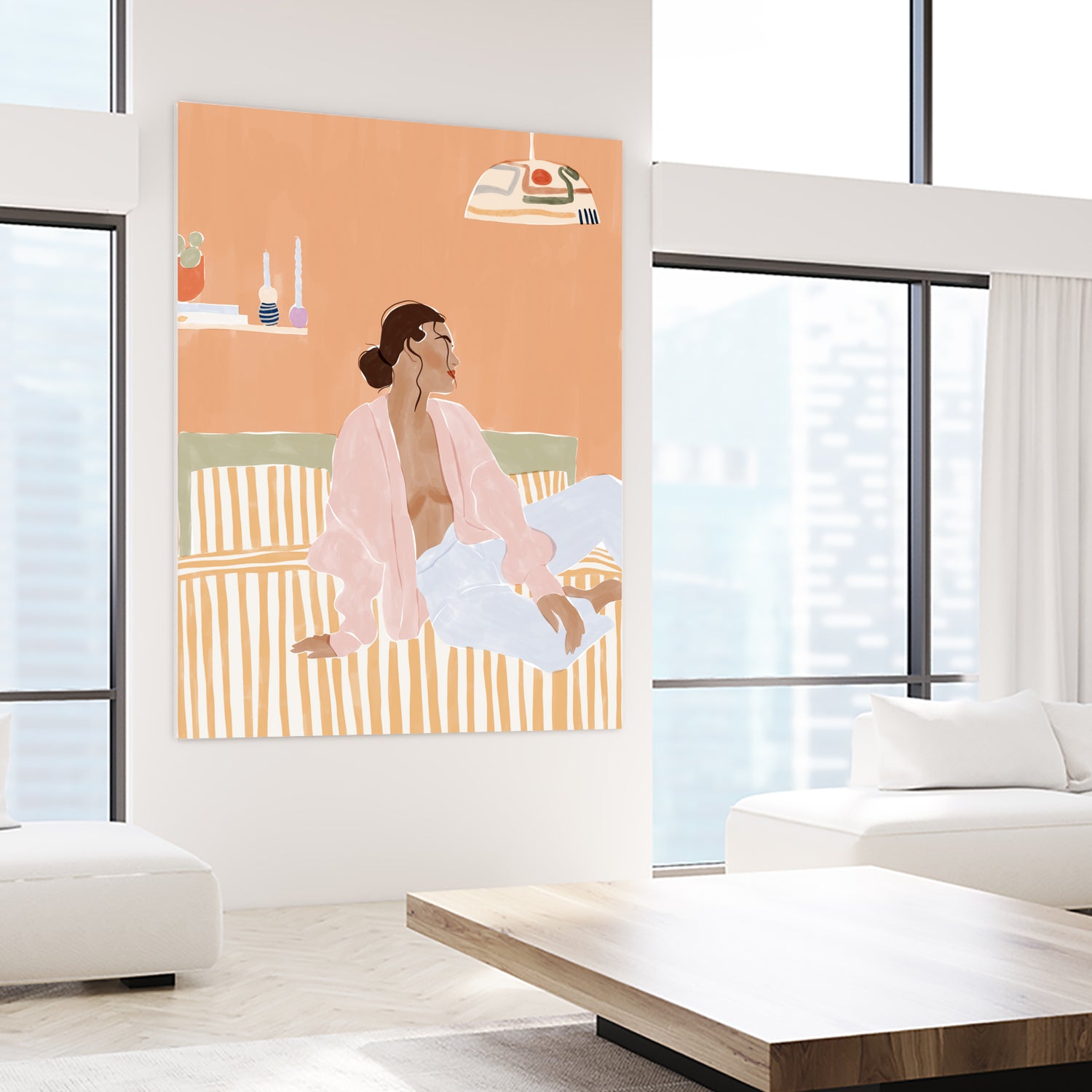 Just Let Me Chill by Ivy on GIANT ART - illustration bed