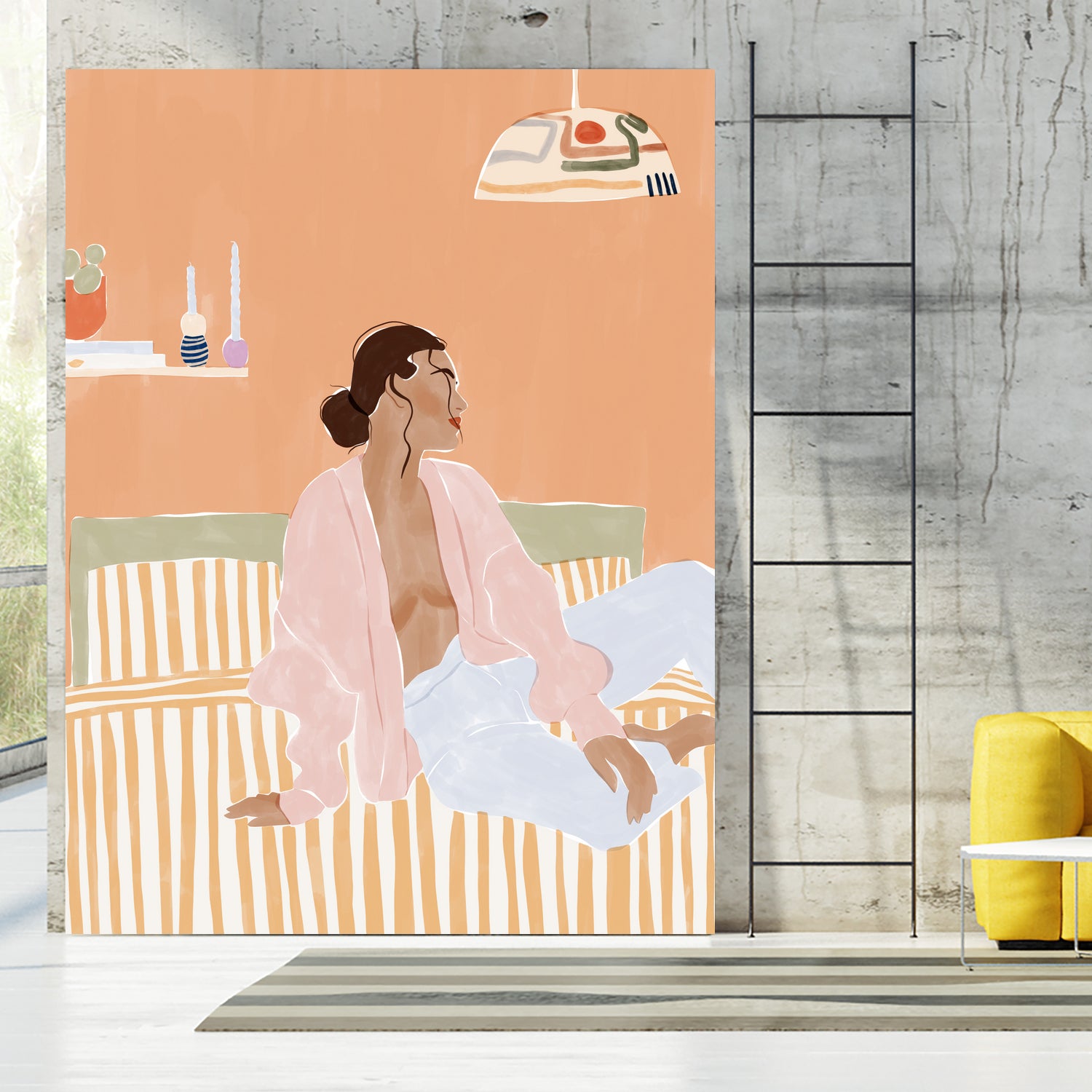 Just Let Me Chill by Ivy on GIANT ART - illustration bed