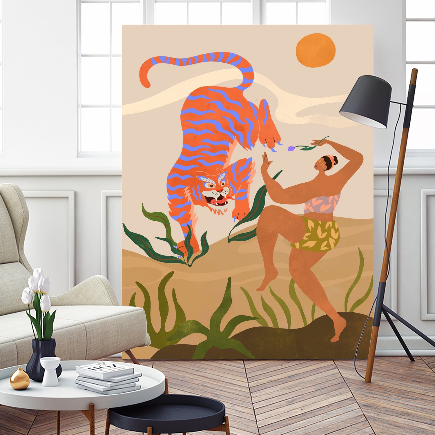 Dance With Me by Arty Guava on GIANT ART - illustration color