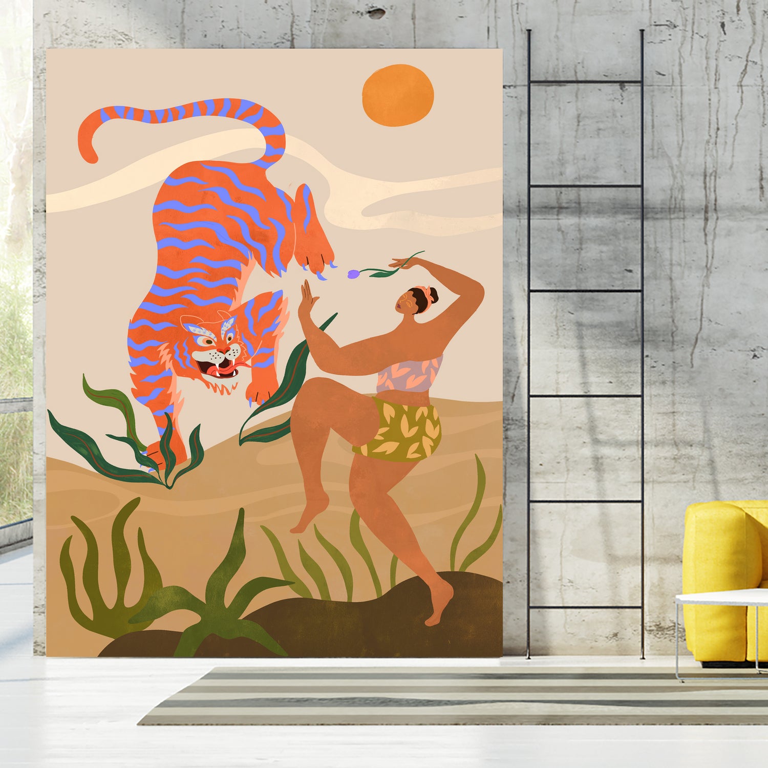 Dance With Me by Arty Guava on GIANT ART - illustration color