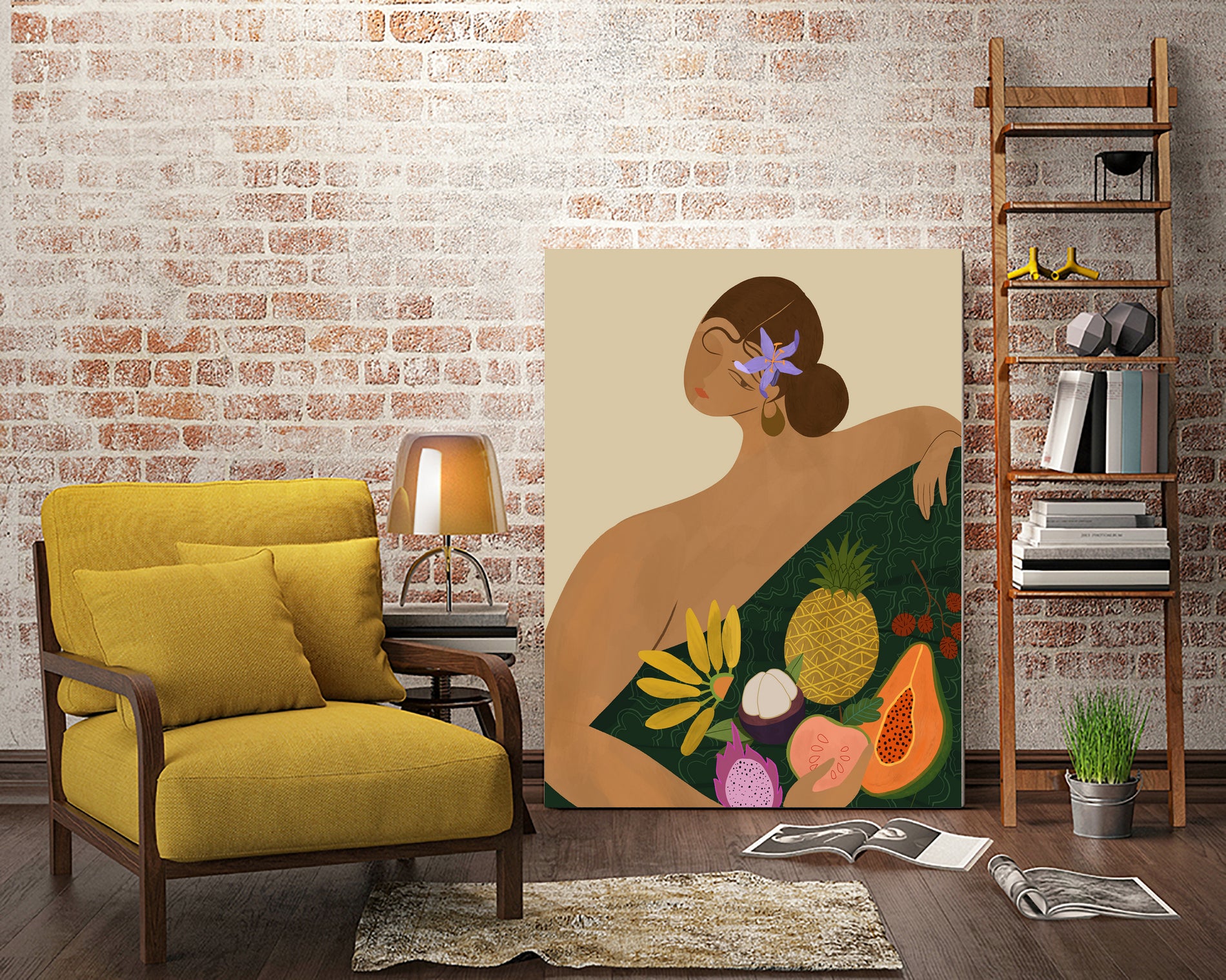 Fruit Seller by Arty on GIANT ART - figurative fruit