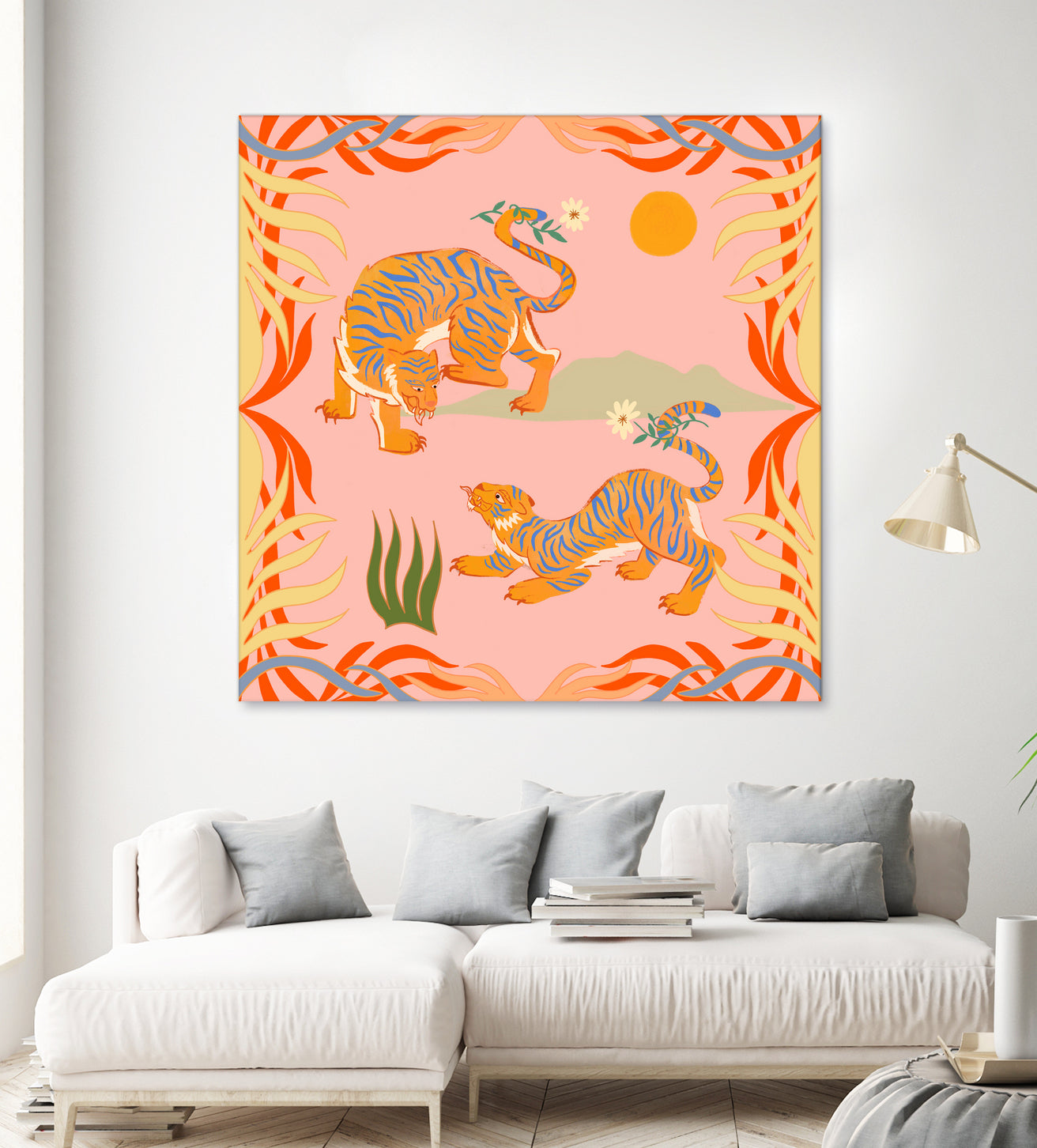 Rawring Playmates by Arty Guava on GIANT ART - illustration animal