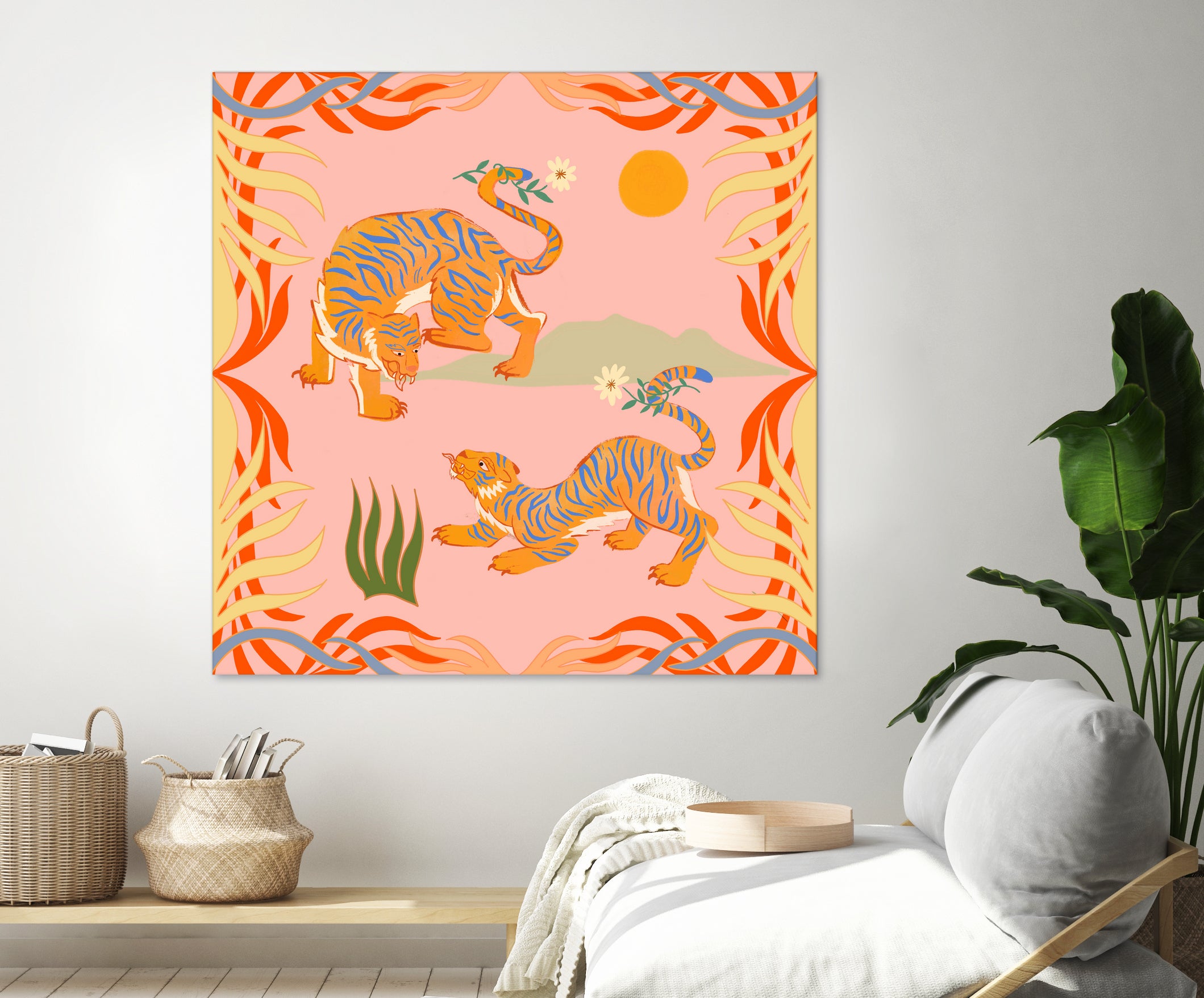 Rawring Playmates by Arty Guava on GIANT ART - illustration animal