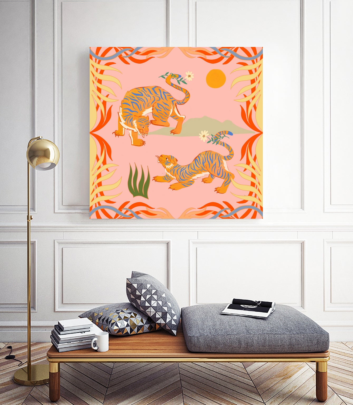 Rawring Playmates by Arty Guava on GIANT ART - illustration animal