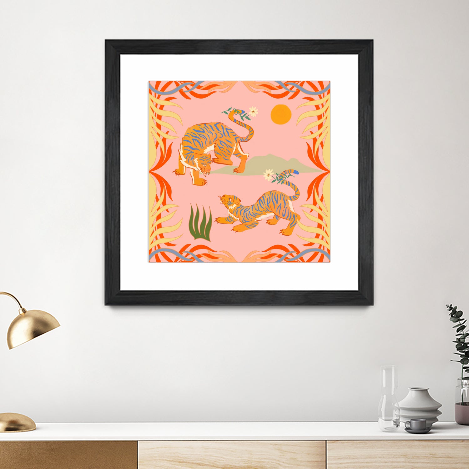 Rawring Playmates by Arty Guava on GIANT ART - illustration animal