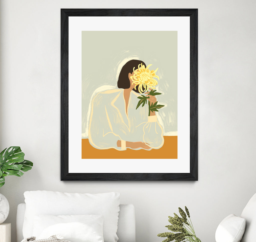 Thecrysanthemum by Arty on GIANT ART - figurative person