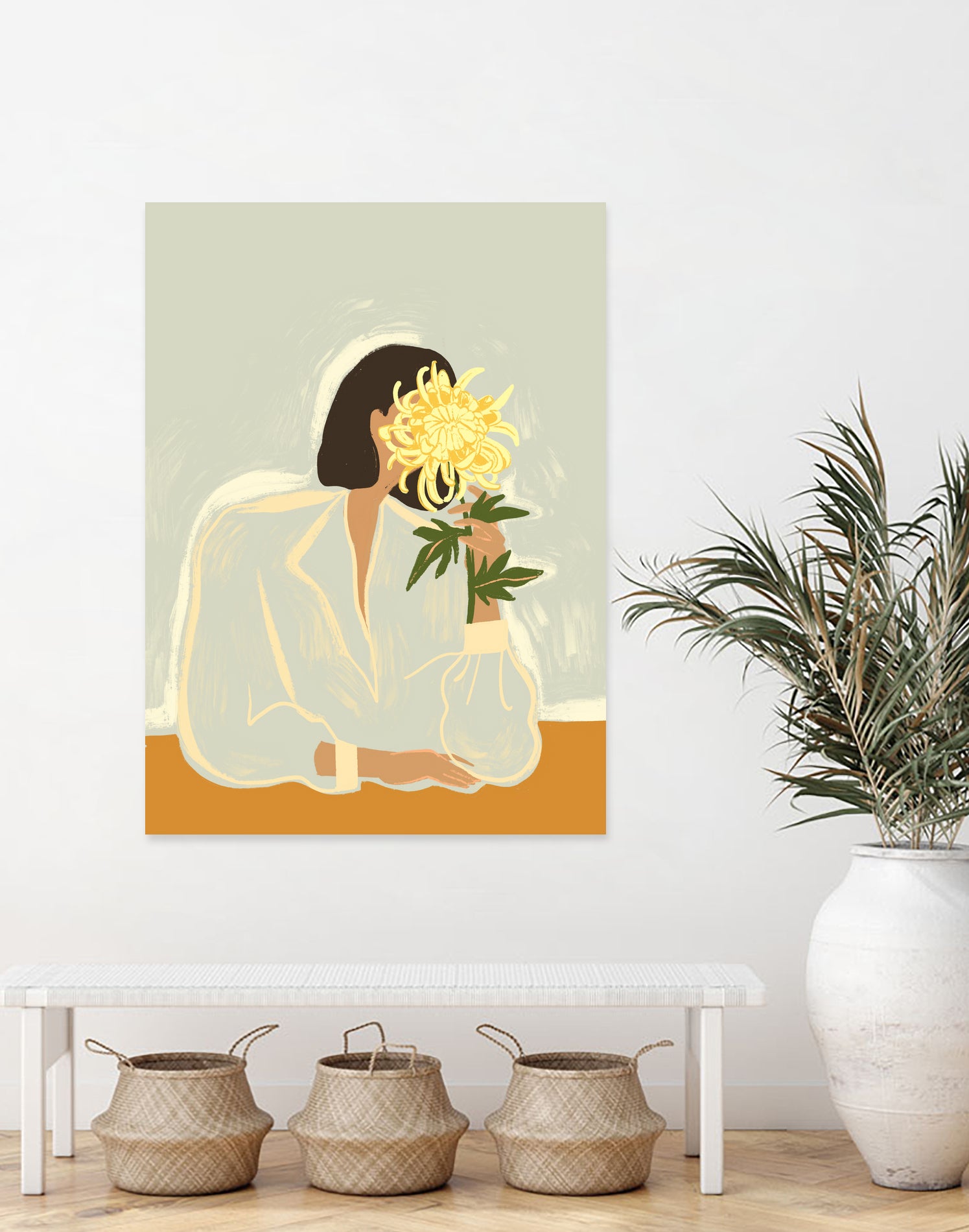 Thecrysanthemum by Arty on GIANT ART - figurative person