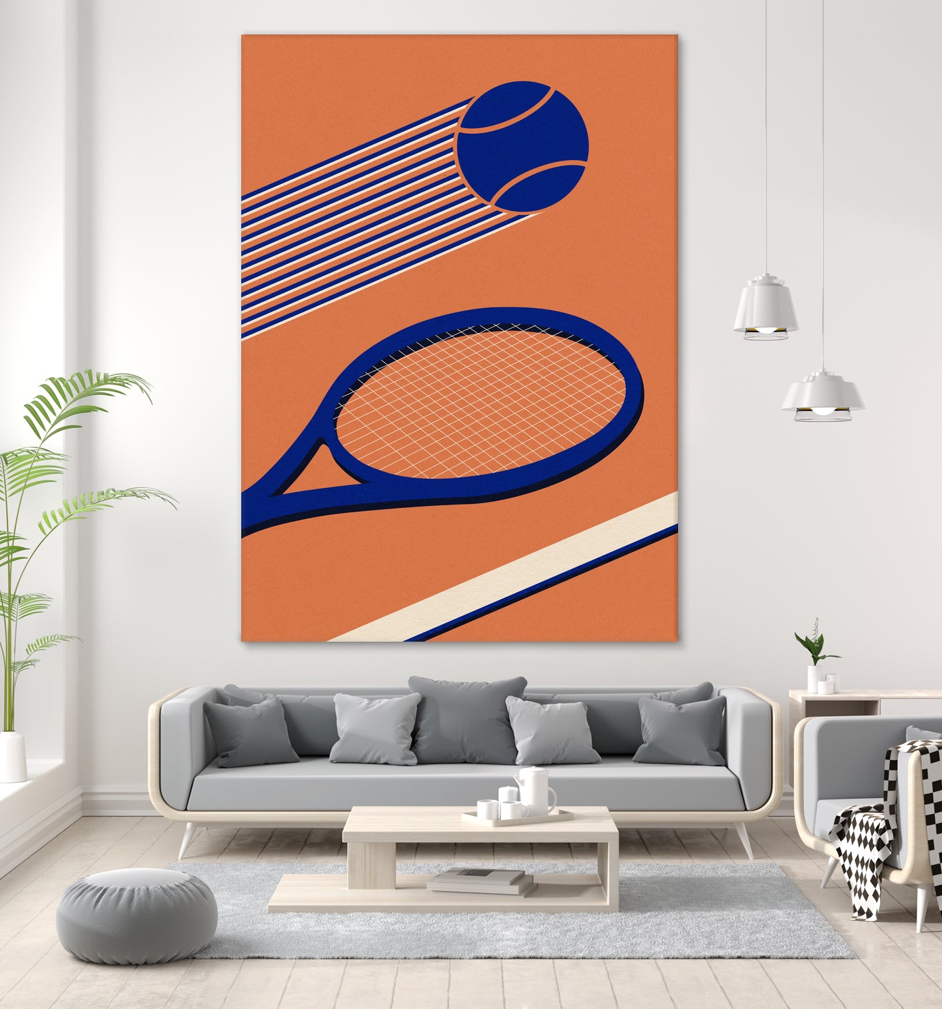 Tennis 80s by Rosi on GIANT ART - illustration tennis