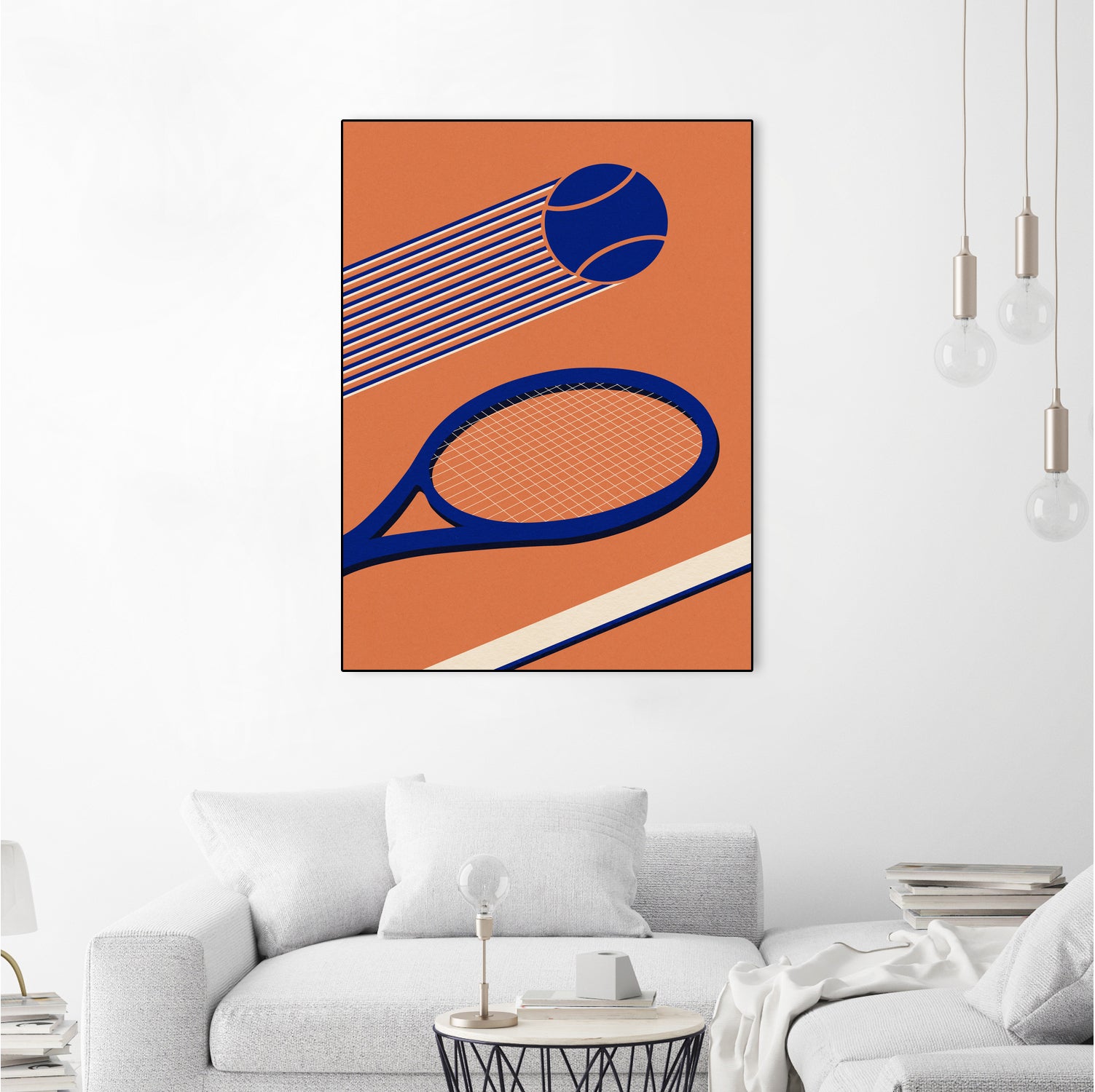 Tennis 80s by Rosi on GIANT ART - illustration tennis
