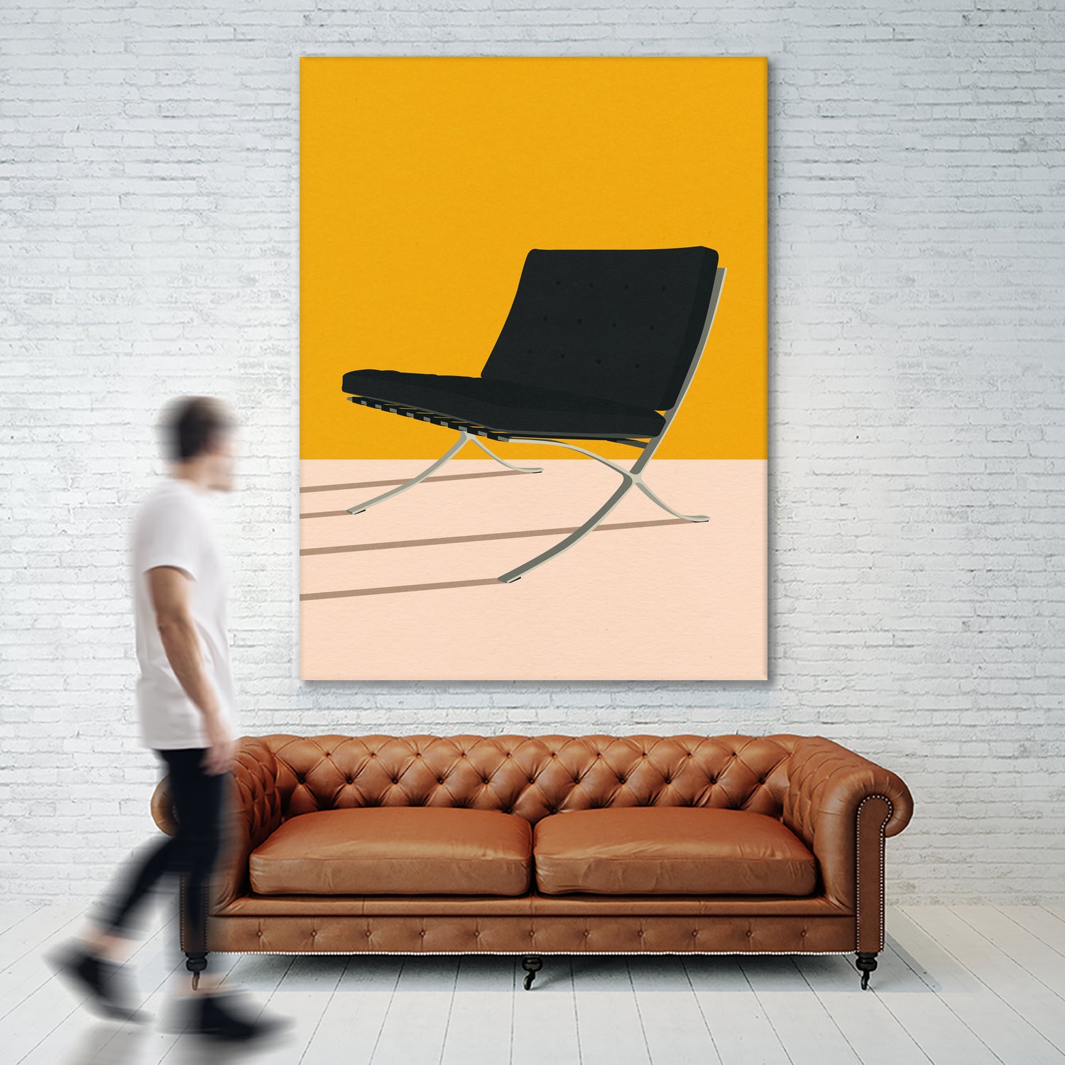 Barcelona Chair By Mies Van Der Rohe by Rosi on GIANT ART - figurative spain