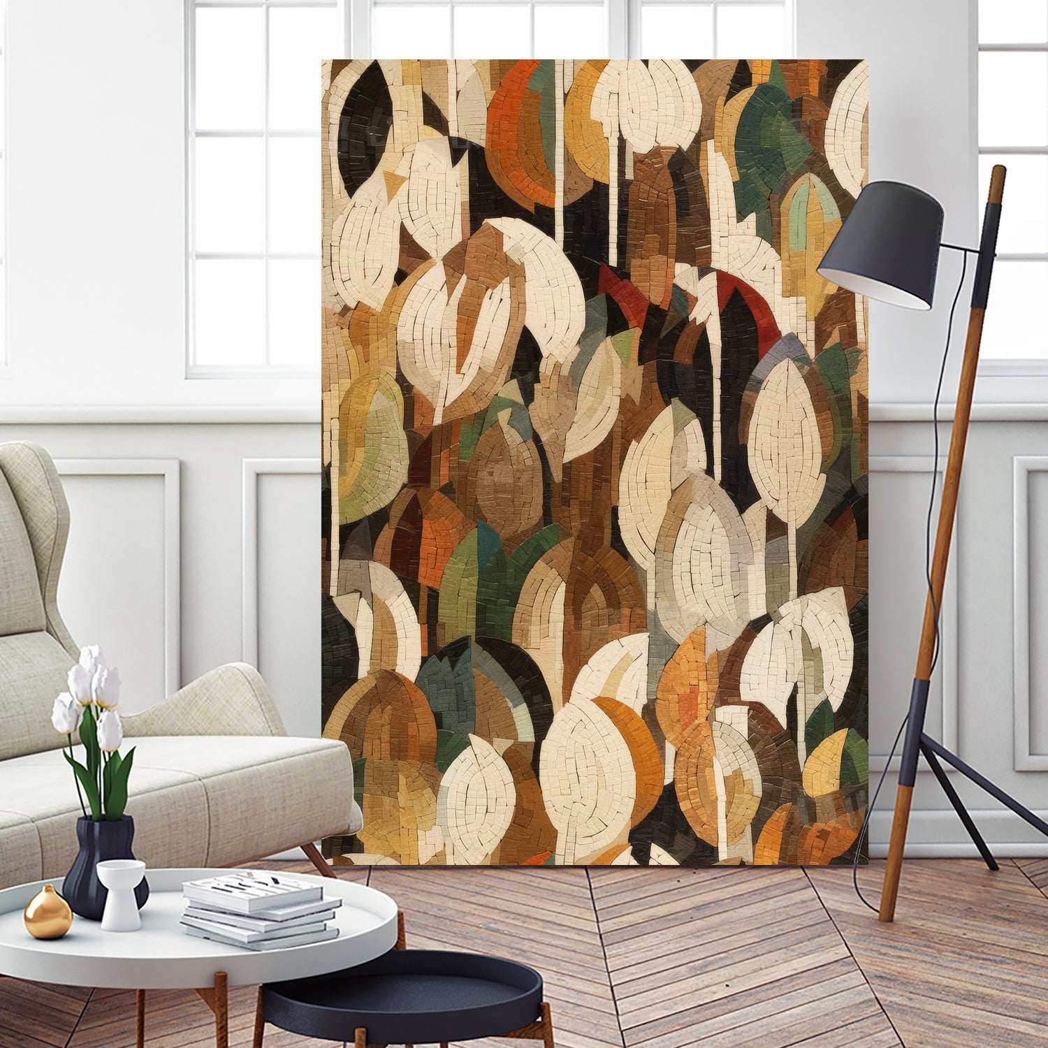 Mosaic Leafs by Treechild on GIANT ART - illustration mosaic