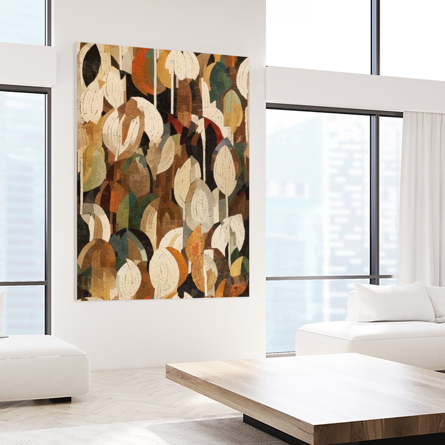 Mosaic Leafs by Treechild on GIANT ART - illustration mosaic