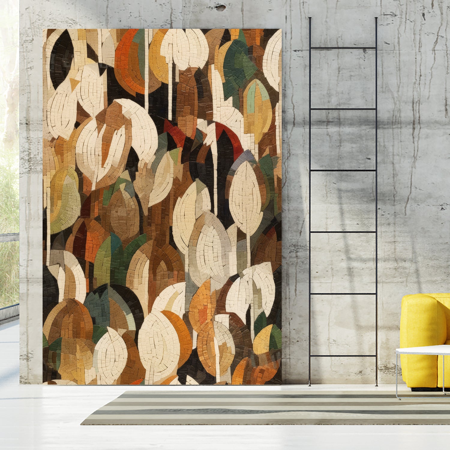 Mosaic Leafs by Treechild on GIANT ART - illustration mosaic