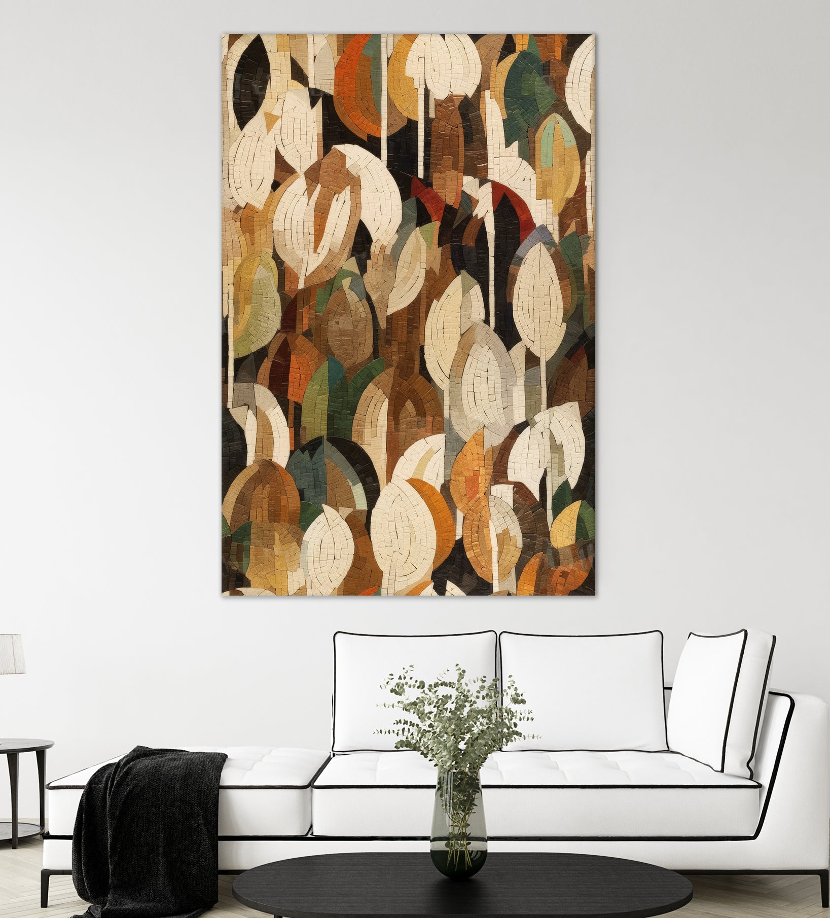 Mosaic Leafs by Treechild on GIANT ART - illustration mosaic