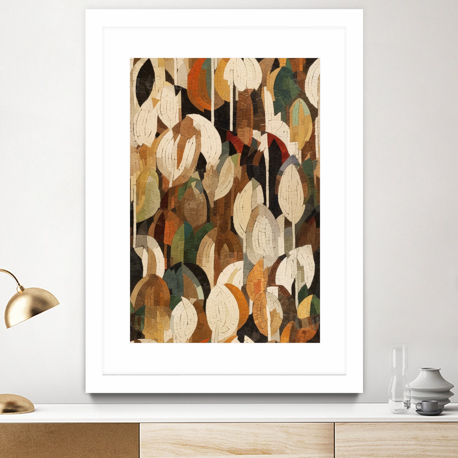 Mosaic Leafs by Treechild on GIANT ART - illustration mosaic