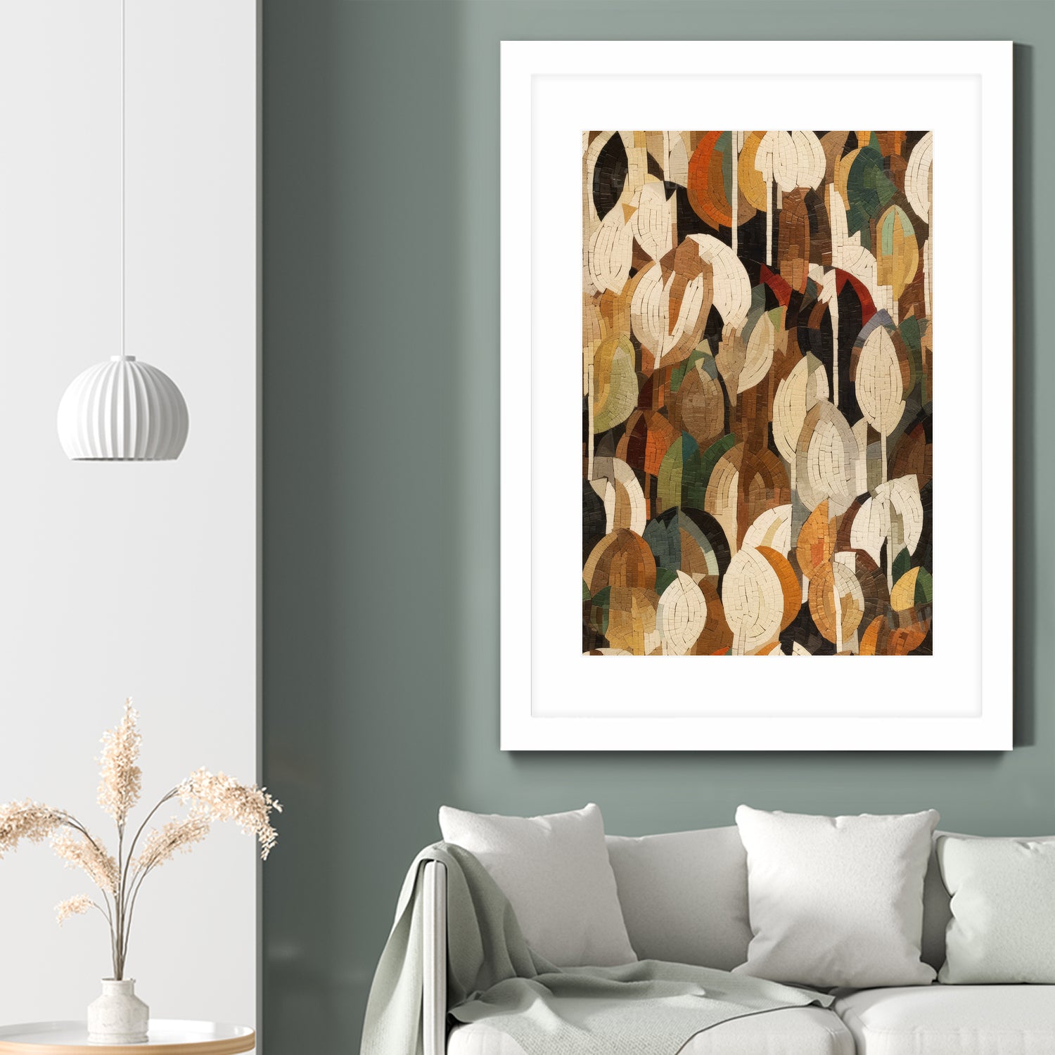 Mosaic Leafs by Treechild on GIANT ART - illustration mosaic