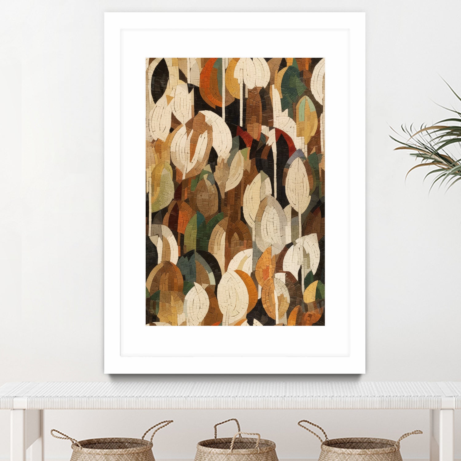 Mosaic Leafs by Treechild on GIANT ART - illustration mosaic