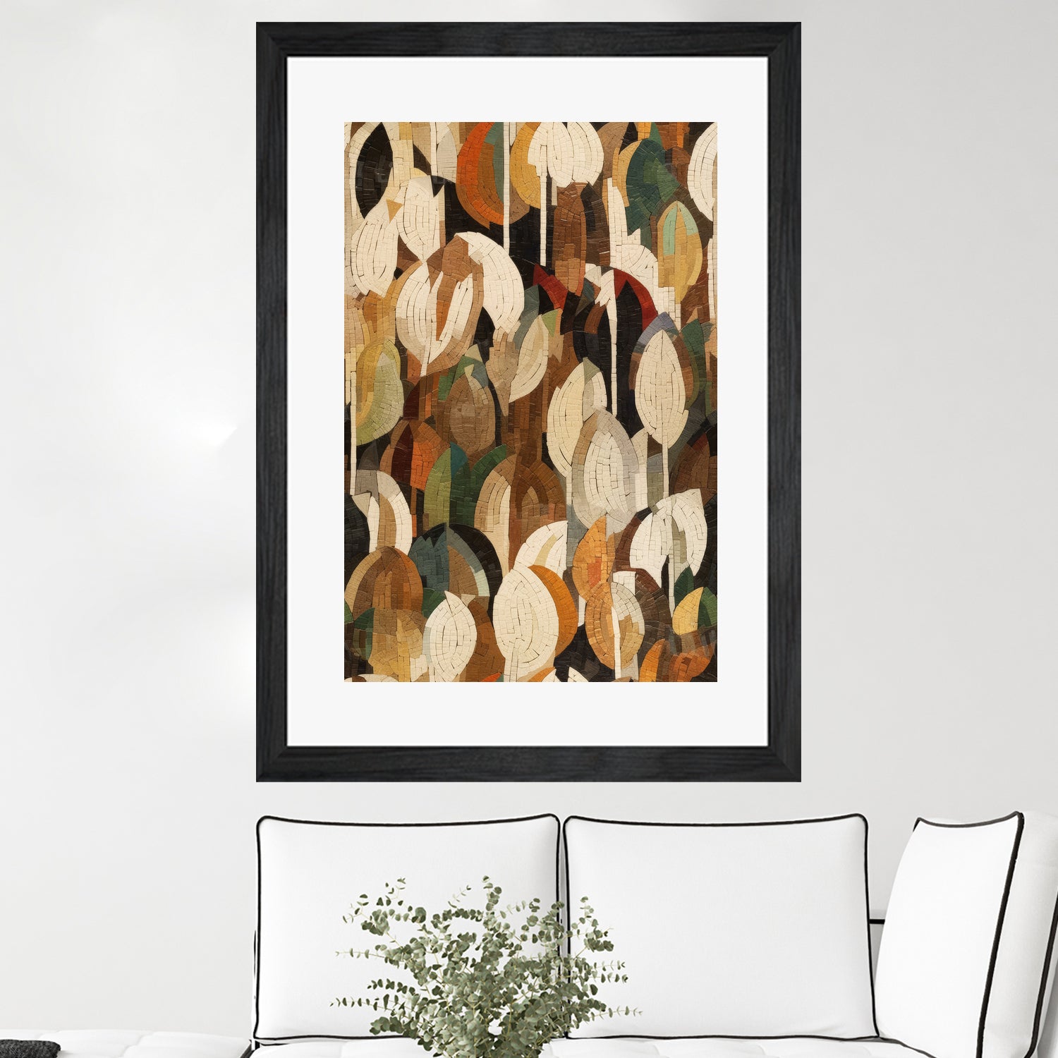 Mosaic Leafs by Treechild on GIANT ART - illustration mosaic